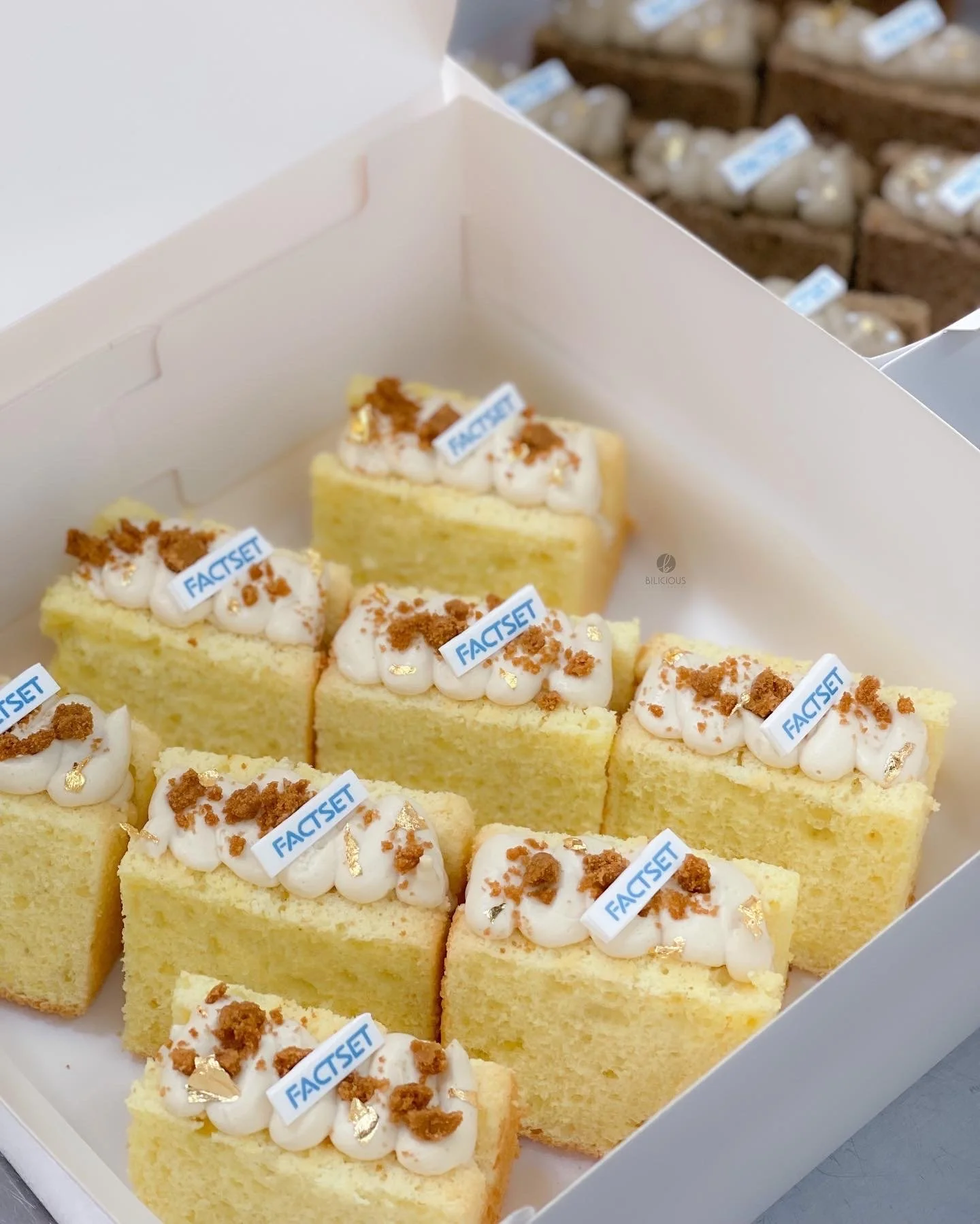 Biscoff Chiffon Sandwiches for Farewell Party at FactSet Hong Kong