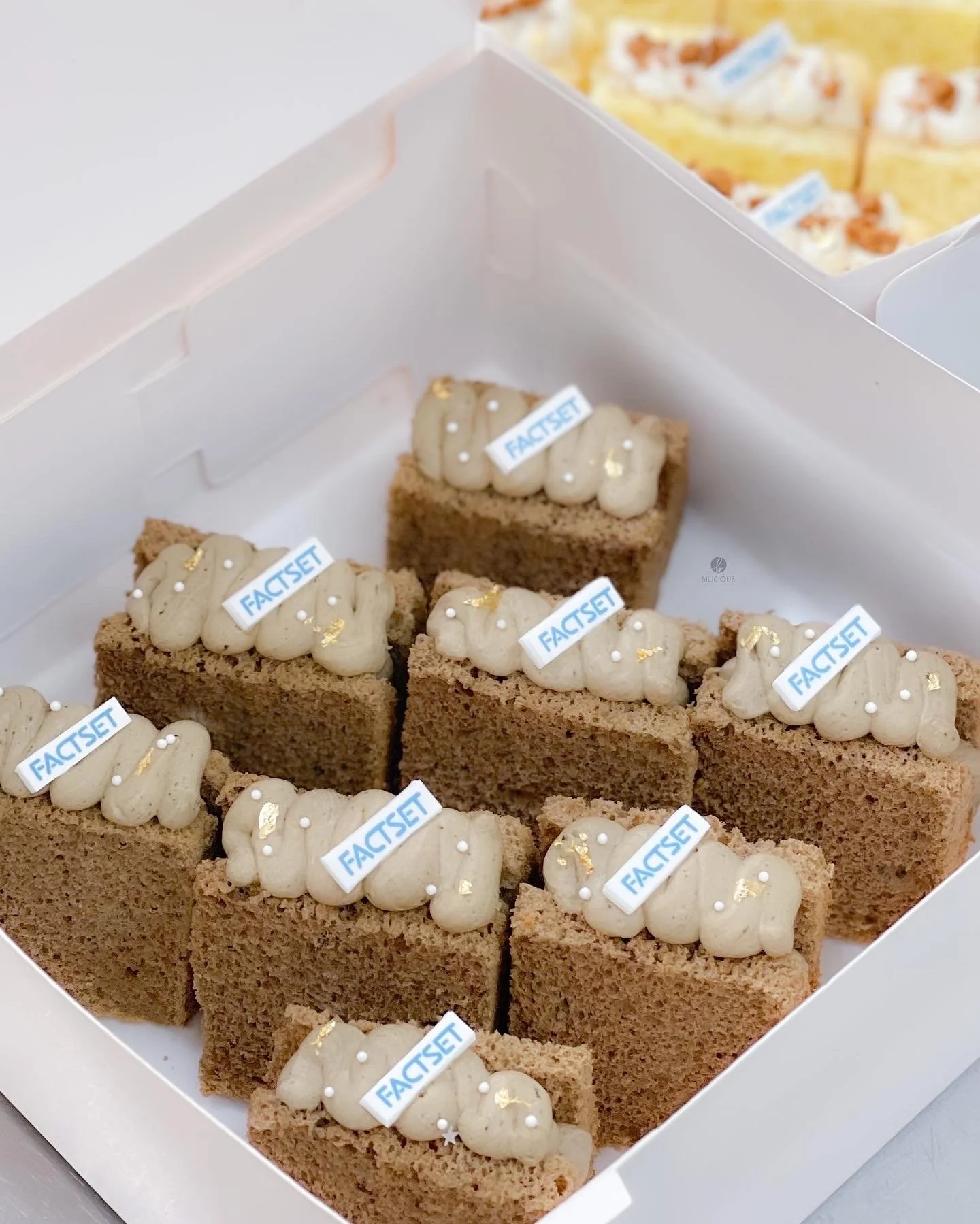 Hojicha Chiffon Sandwiches for Farewell Party at FactSet Hong Kong
