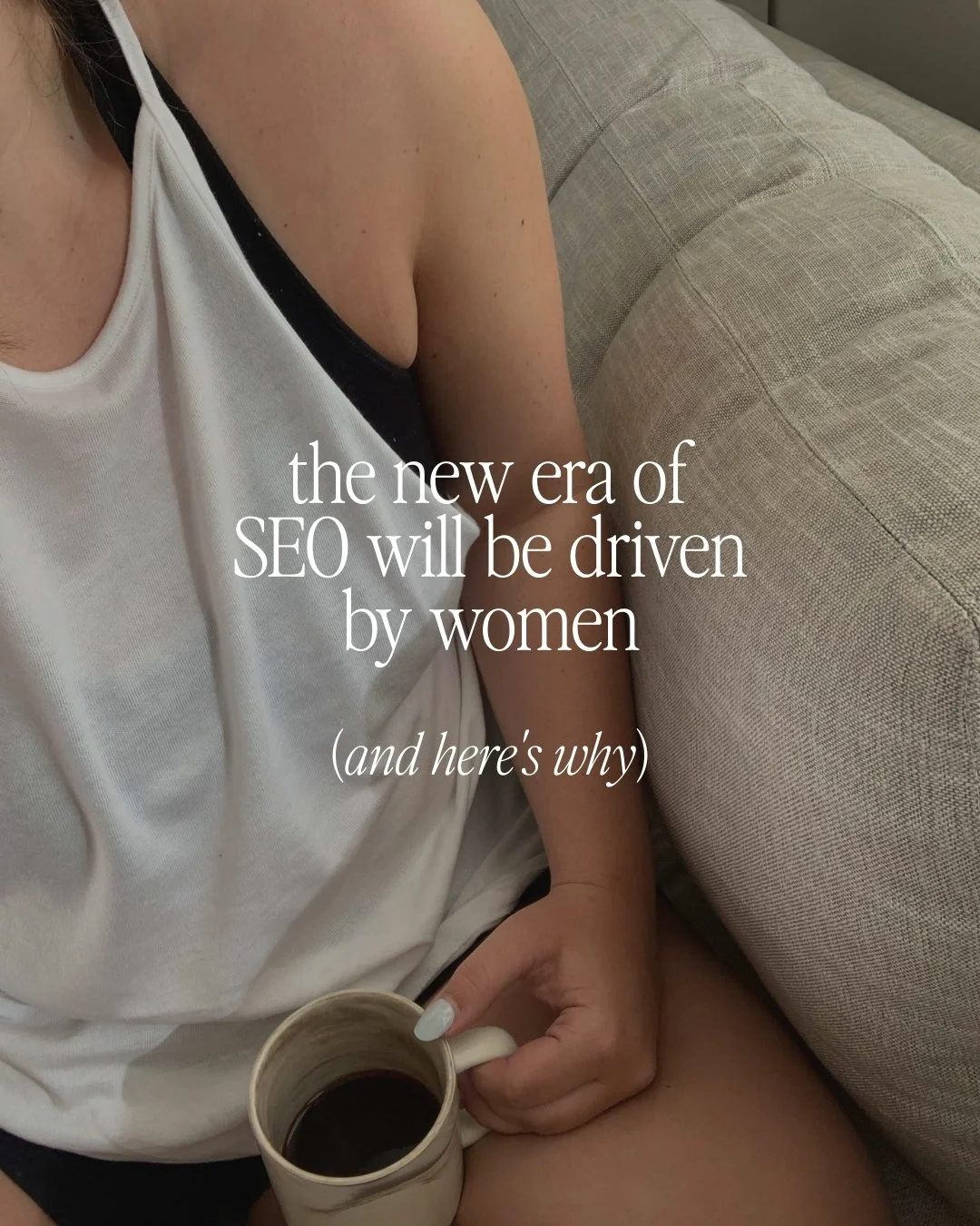 The future of SEO isn't about outsmarting the algorithm.

The women who embrace SEO strategy now are going to THRIVE in this new era because what Google wants is content that sounds like a real human wrote it.

Content with perspective. With personal