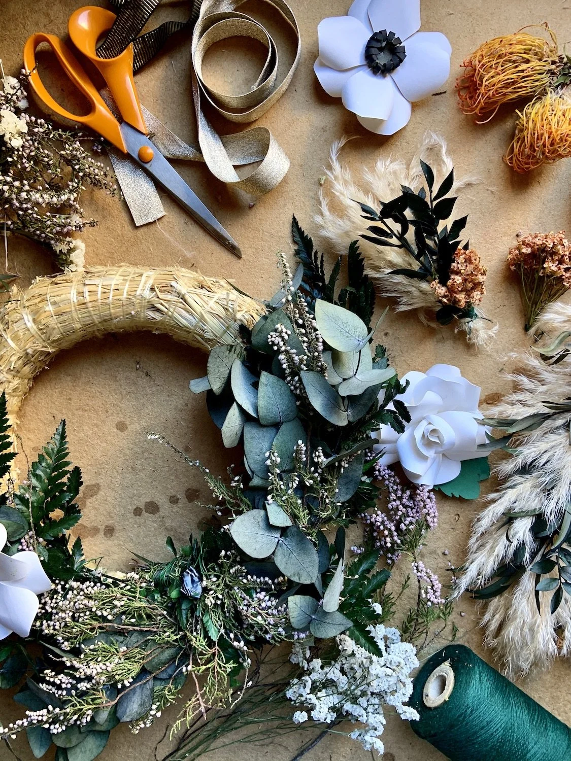 Festive Wreath, Workshop