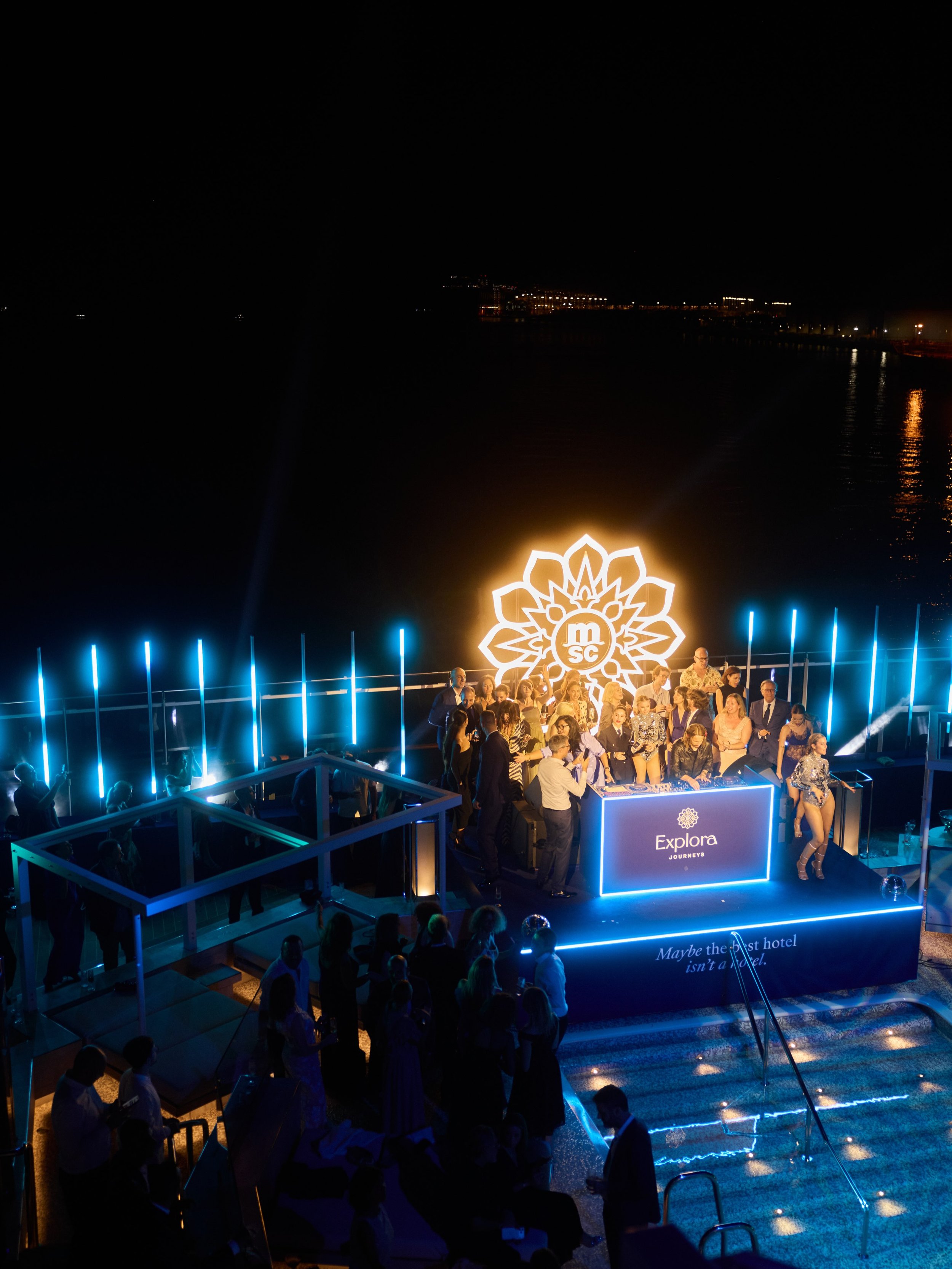 Official opening ceremony of Explora III with luxury event production