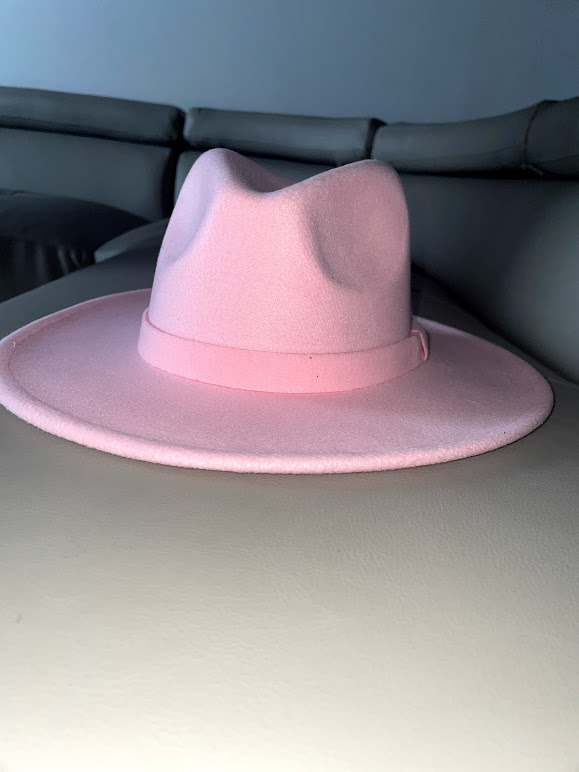 PINKER THAN BUBBLE GUM FEDORA HAT- PINK