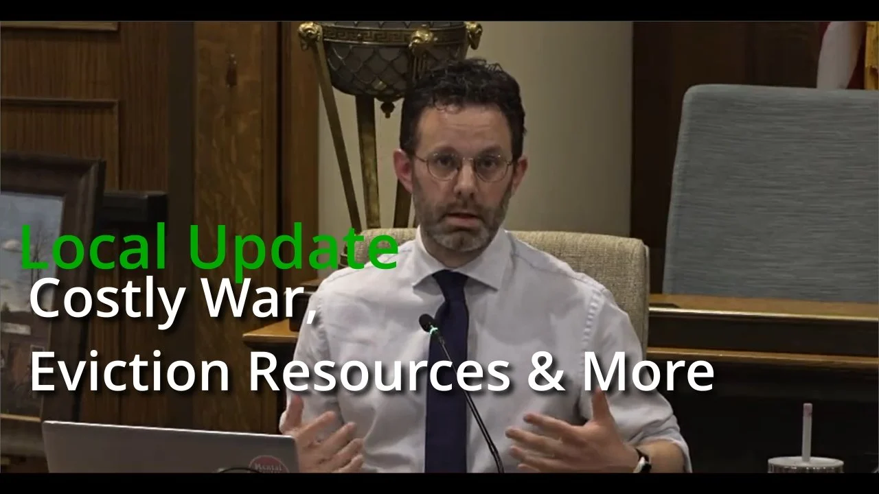 A Costly, Unconstitutional War, Eviction Resources &amp; More