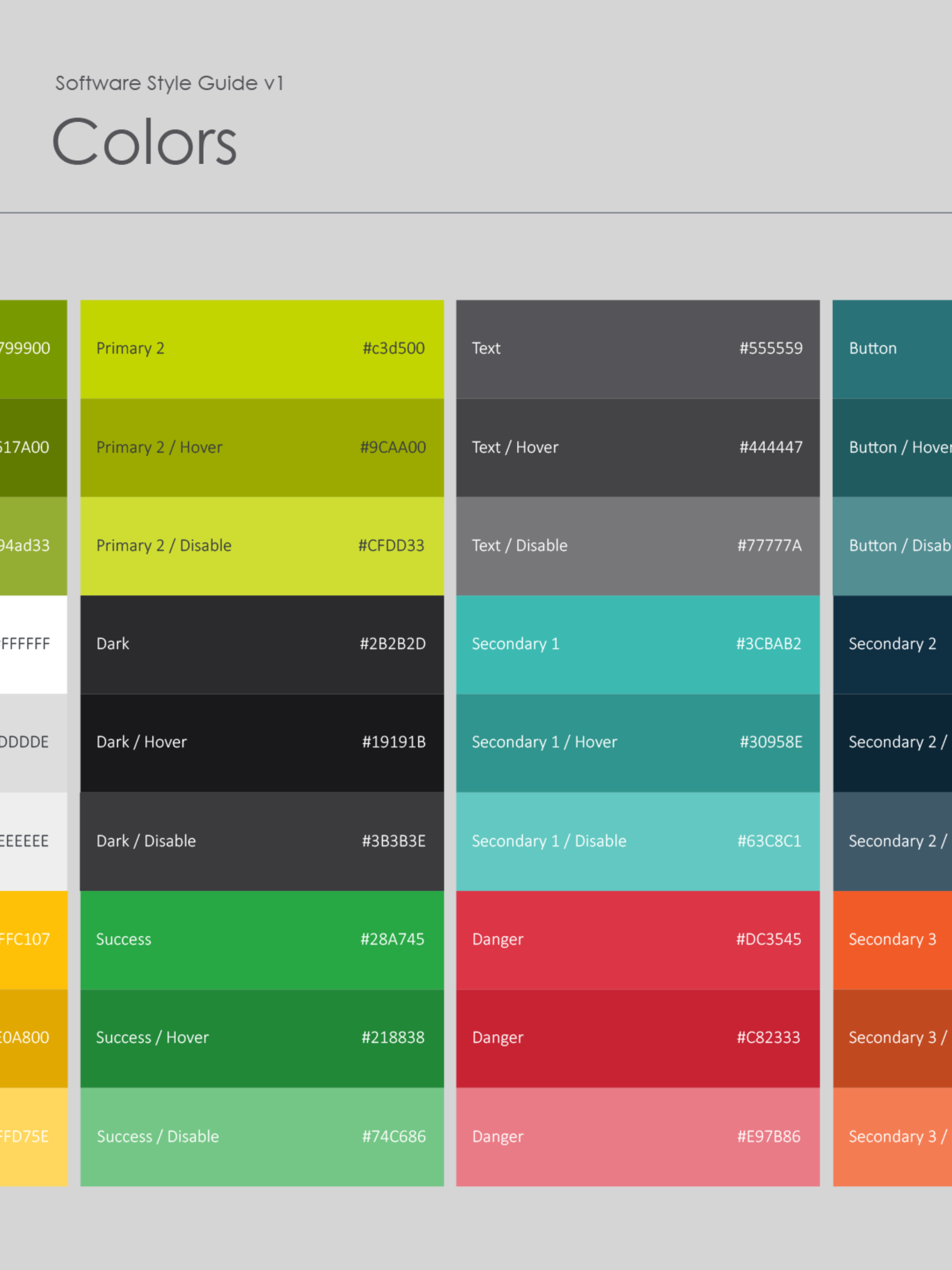 🔒 UI Style Guide