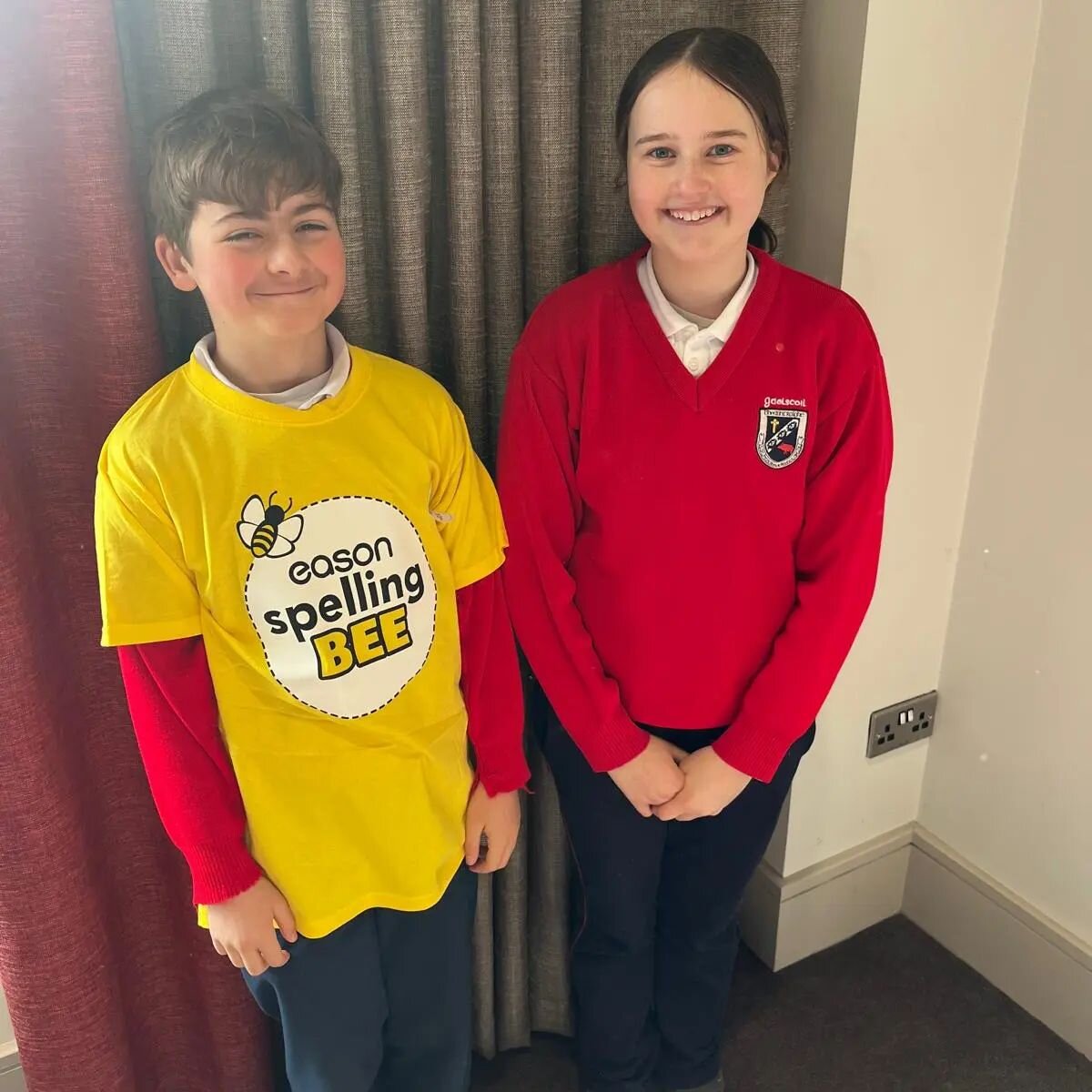 Ghlac p&aacute;iste &oacute; Rang 6 p&aacute;irt in @eason Spelling Bee i gCorcaigh. D'&eacute;irigh go hana mhaith leis agus t&aacute;imid ana bhr&oacute;d&uacute;il as. 
#Spellings
#easonspellingbee