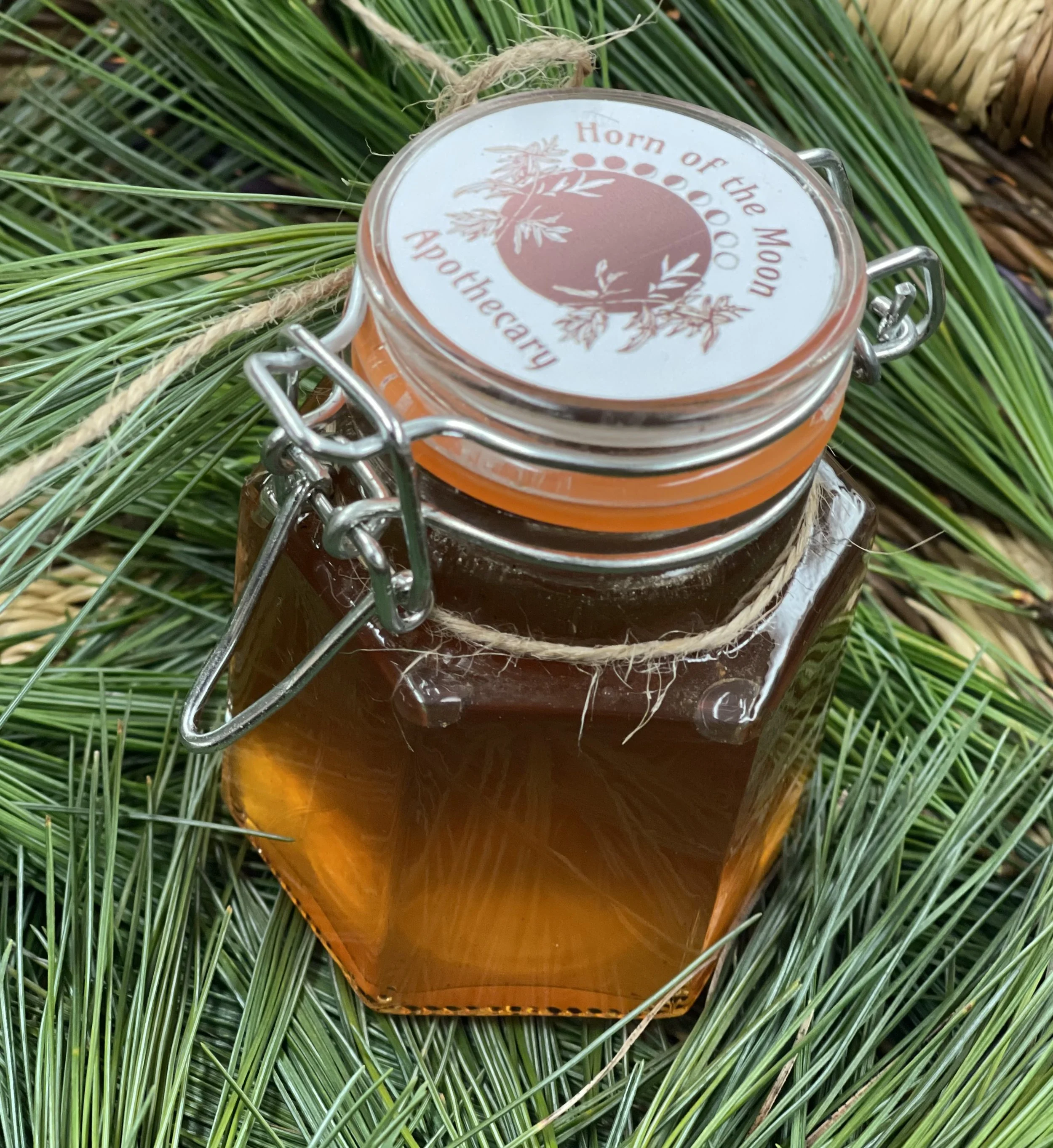 Pine Infused Raw Honey