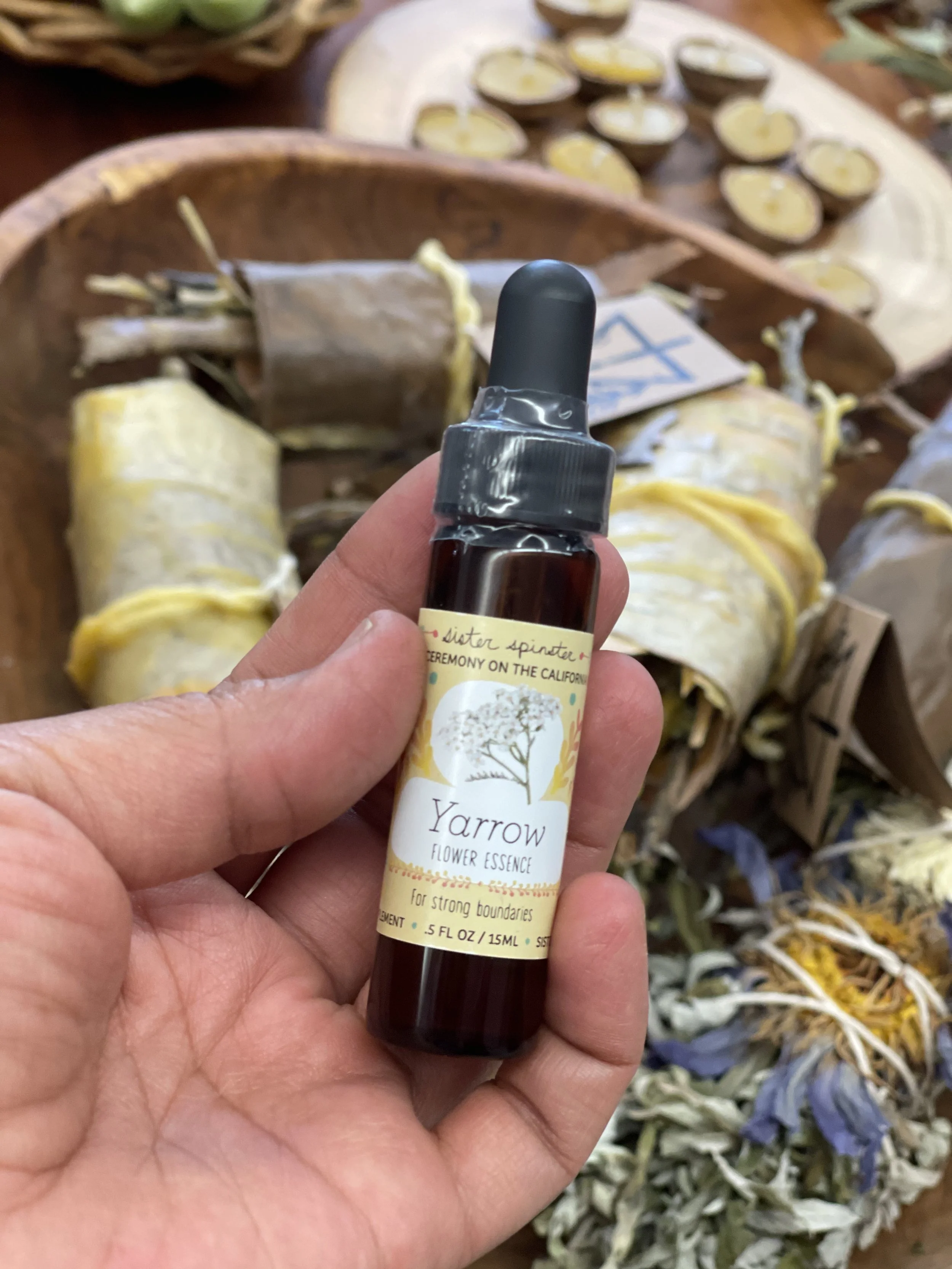 Sister Spinster Single Yarrow Flower Essence