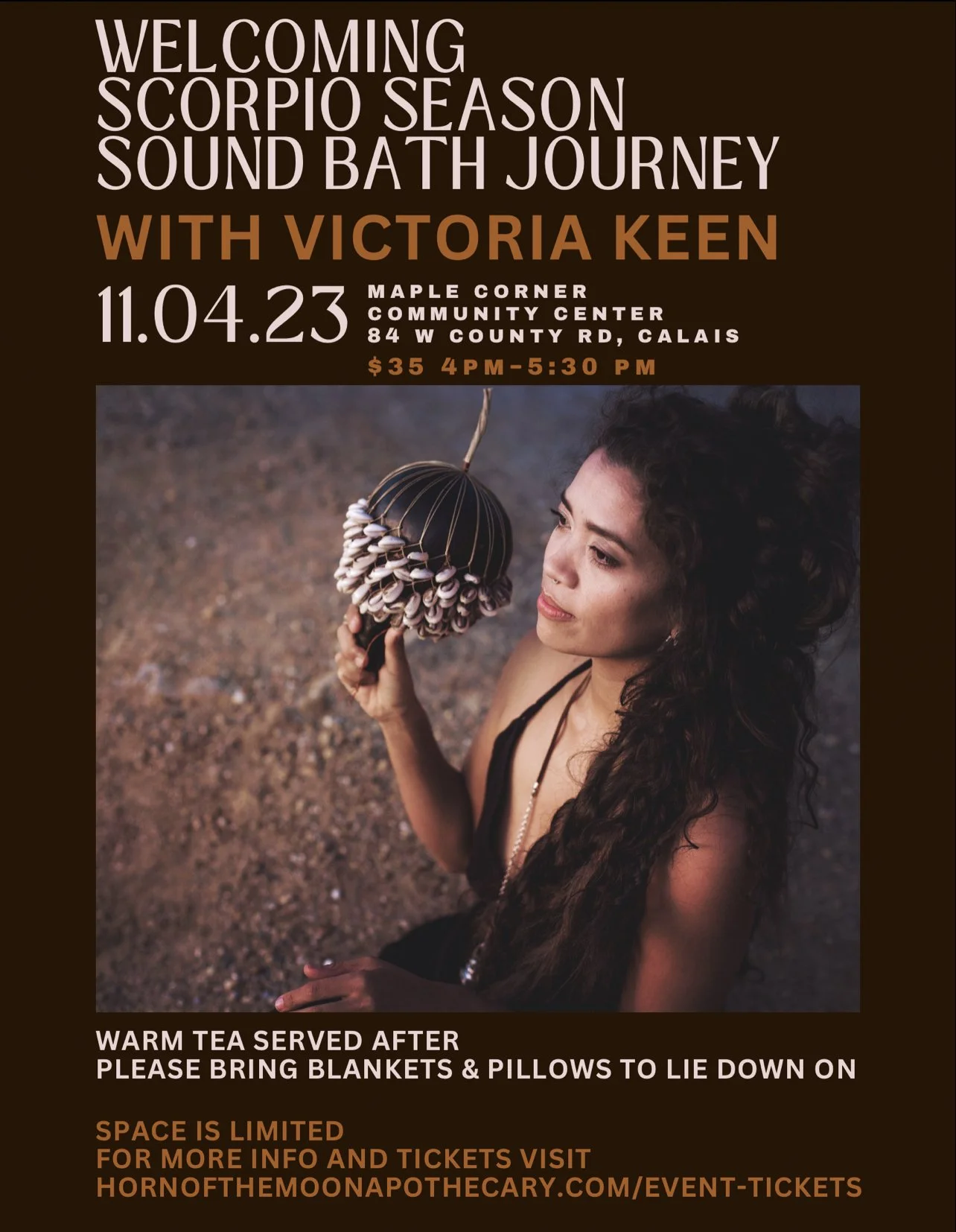 11/4 Welcoming Scorpio Season Sound Bath Journey