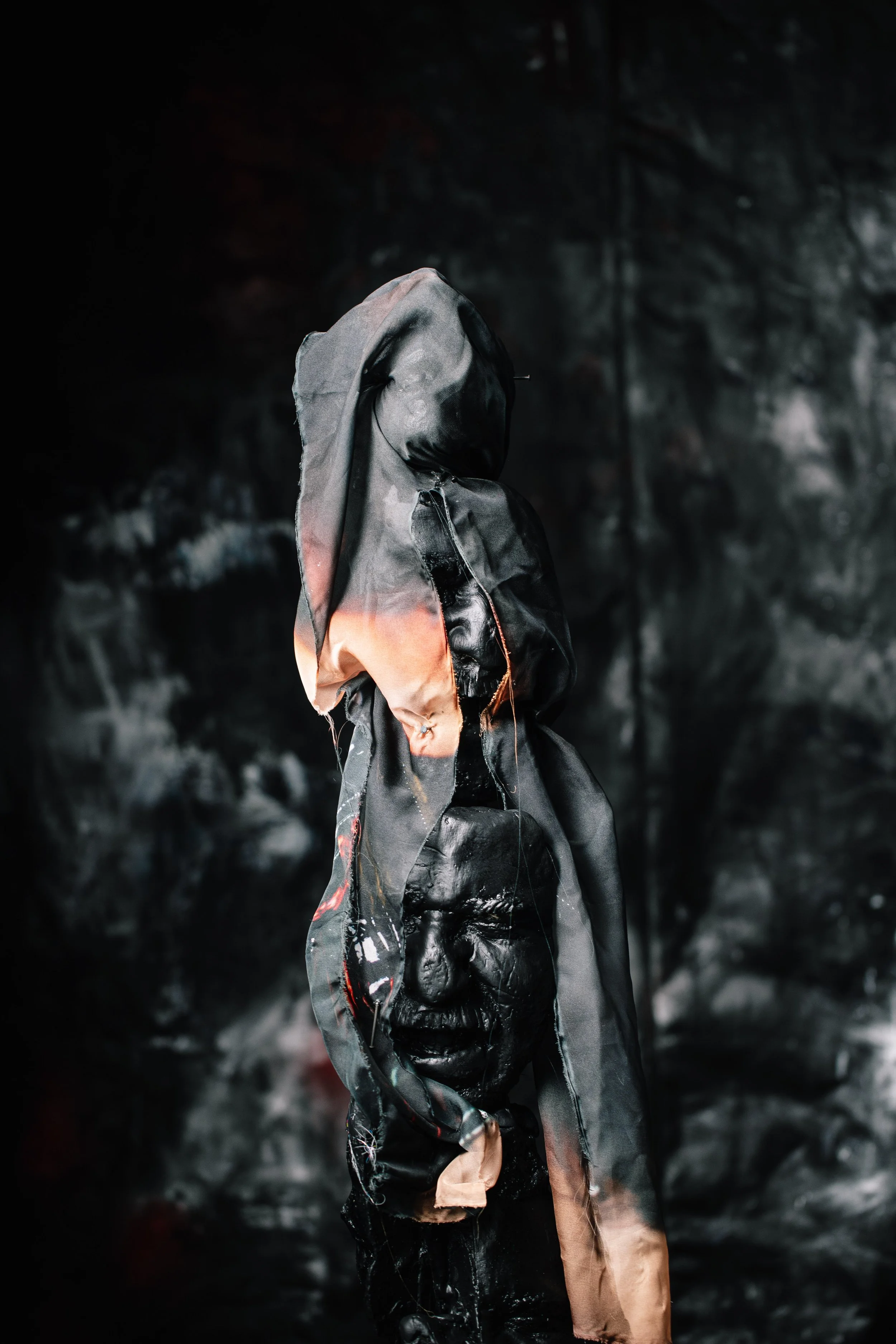 Self-portrait with Jacq, photographic sculpture