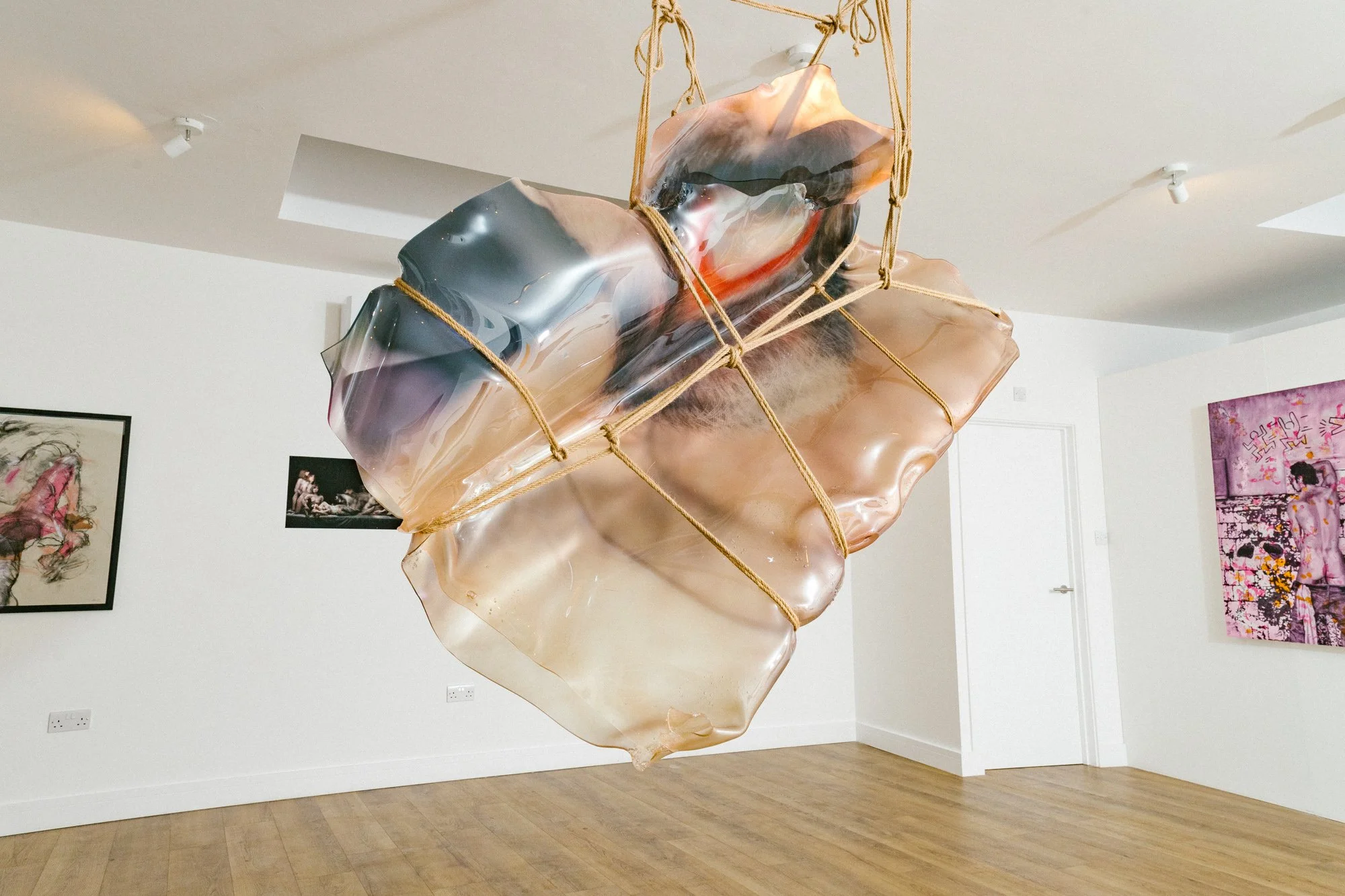Self-Portrait in tension, Photographic sculpture