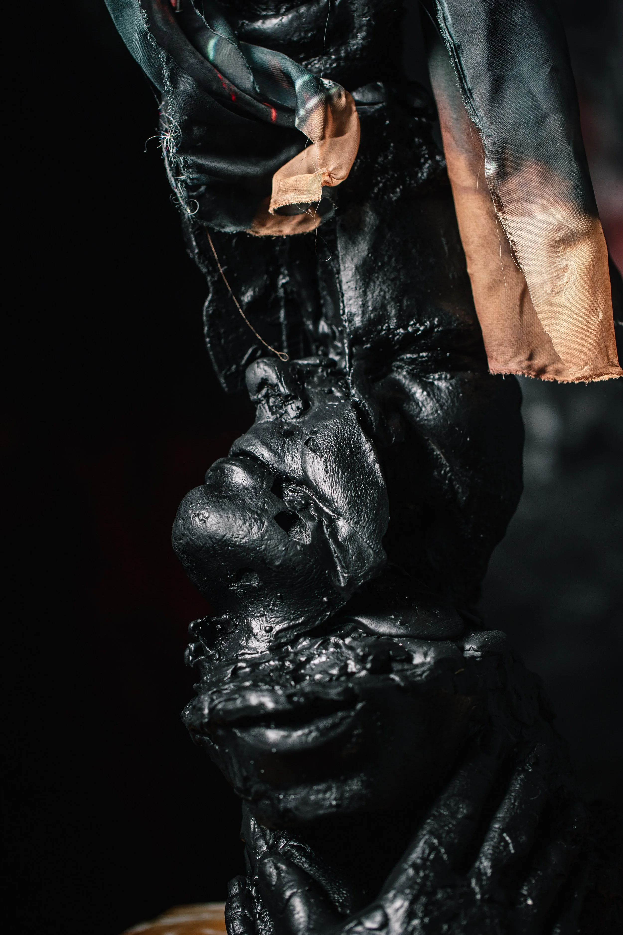 Self-portrait with Jacq, photographic sculpture