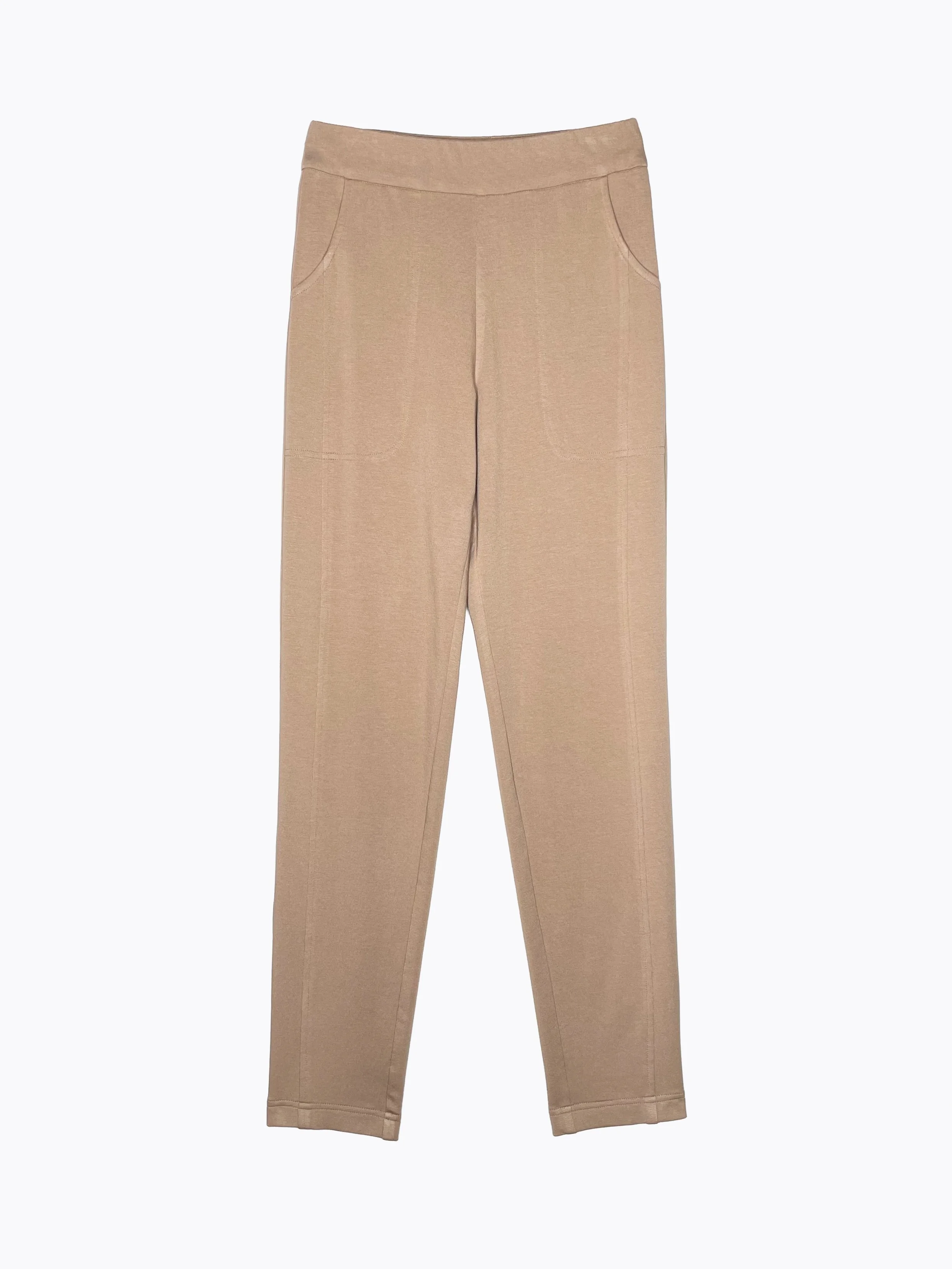 SPLIT PANT in solid jersey