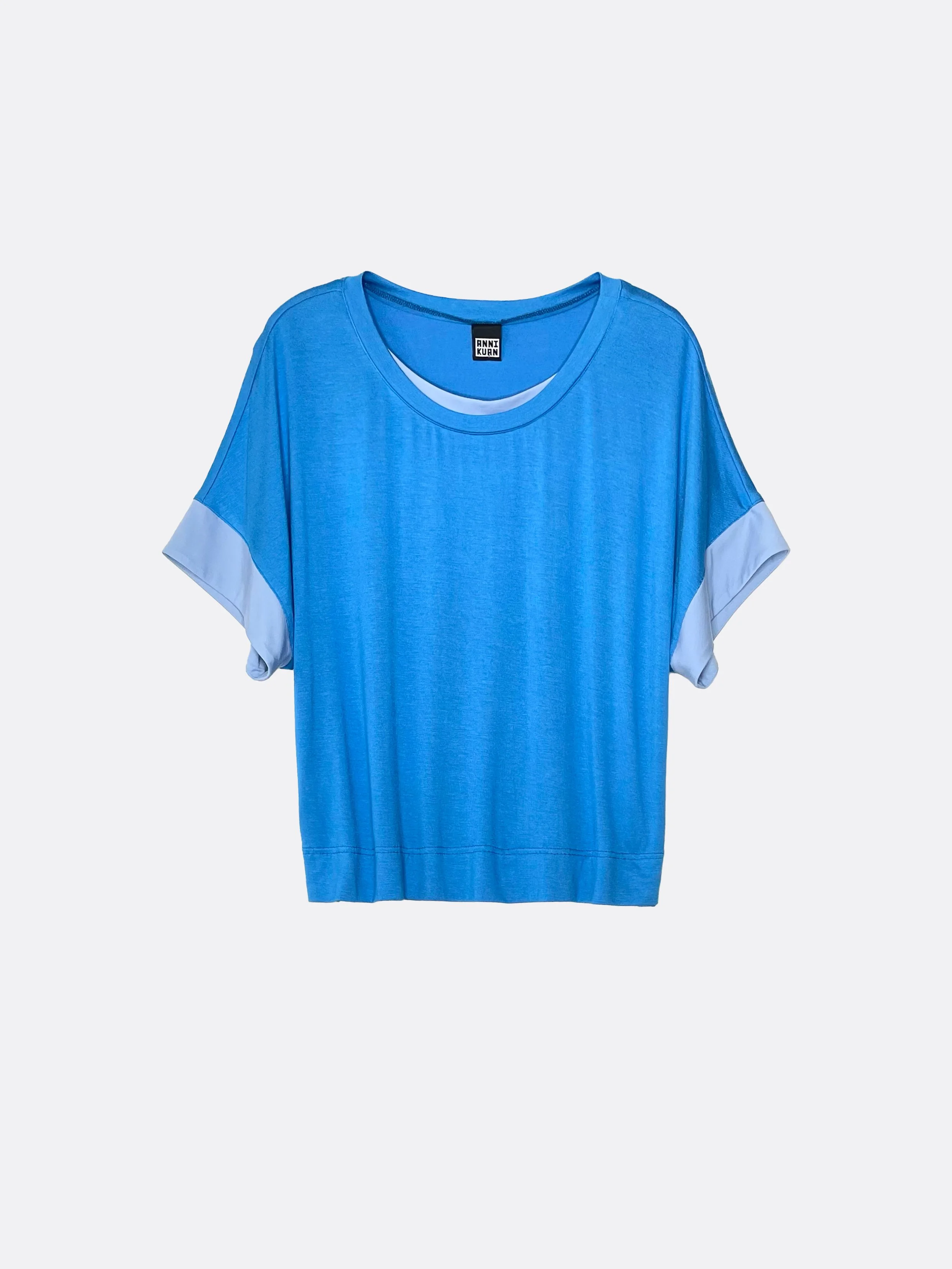 DUO TEE in solid jersey