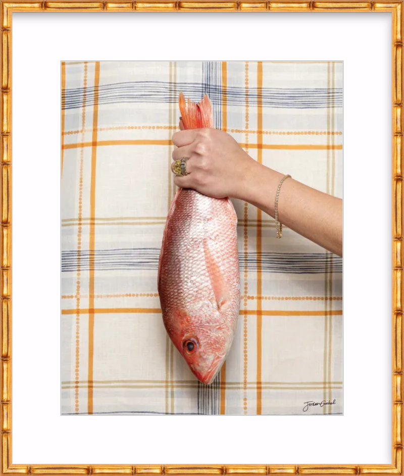 Pattern Play - Fish Framed