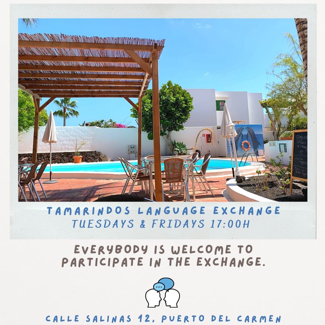 Language Exchange by the pool