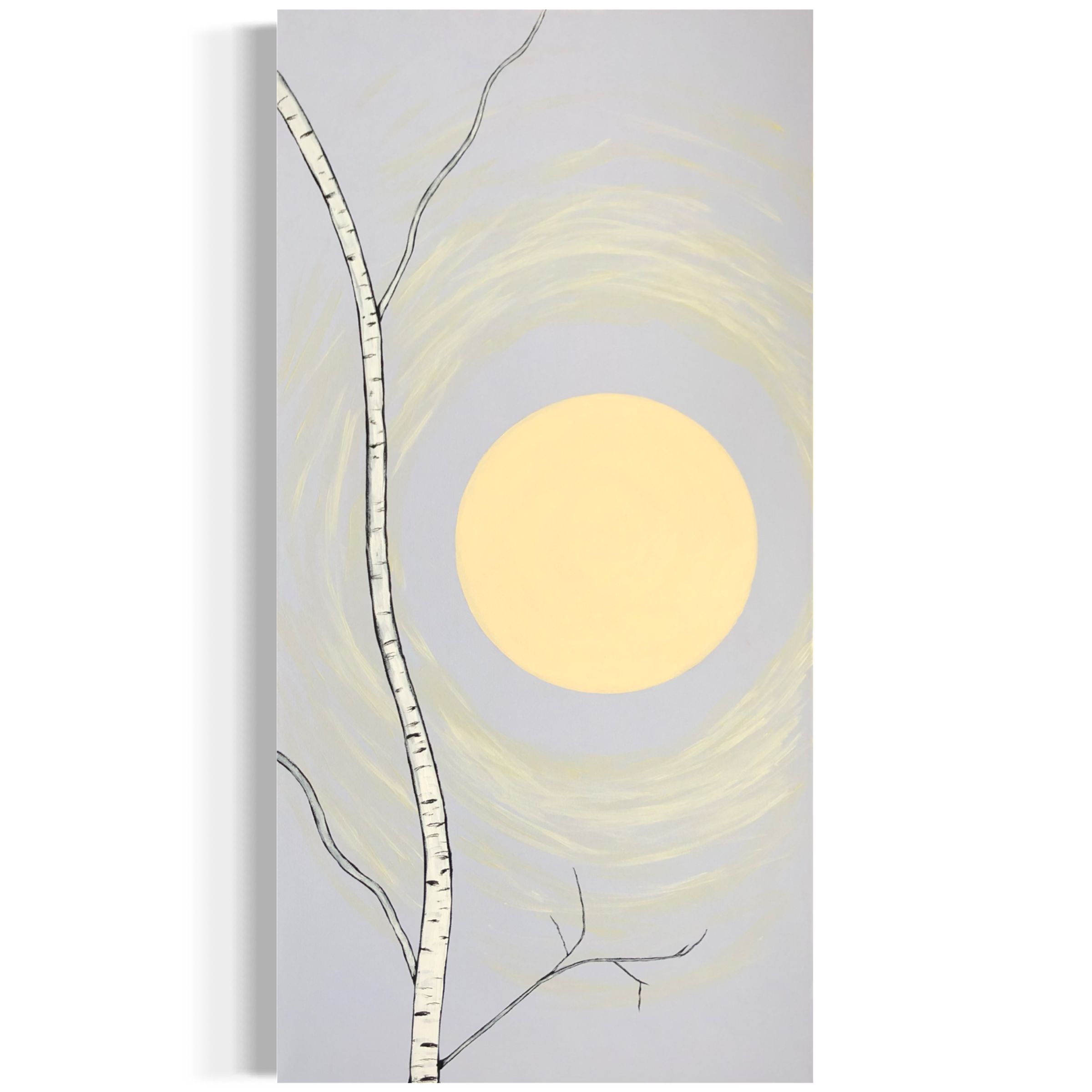 The Light Felt Different Today (2025) 24x48 Acrylic on canvas $450