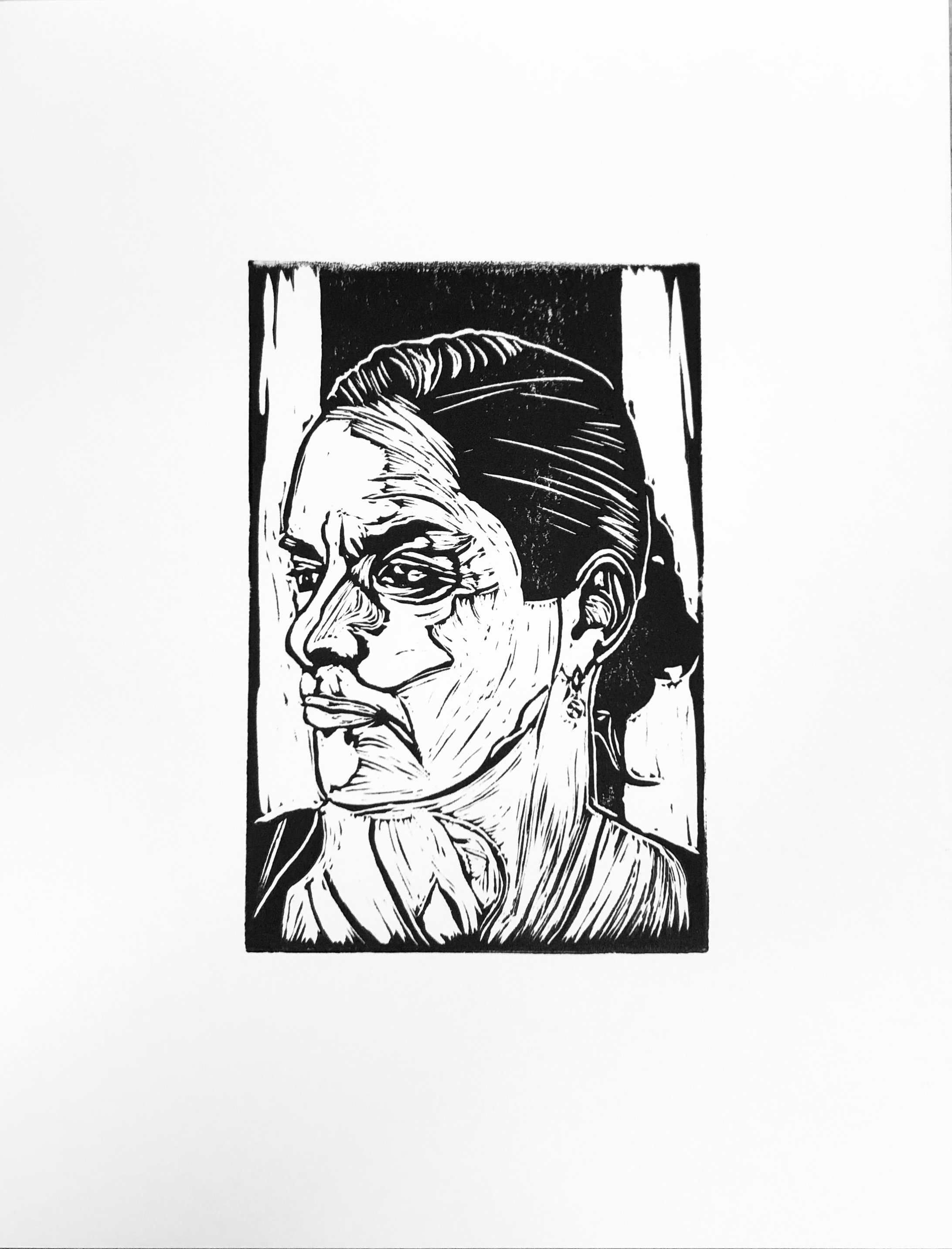 Tracey Emin (2025) Linocut 4x6 1 of 1 