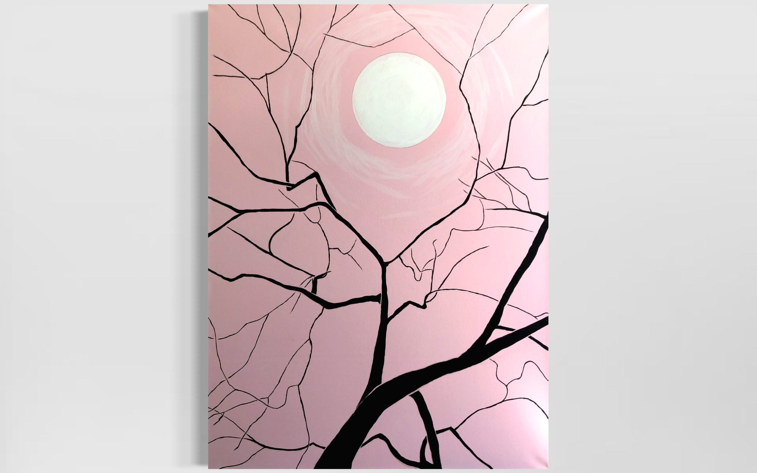 I Keep Growing Toward You (2025) 30x40 Acrylic on canvas $750  