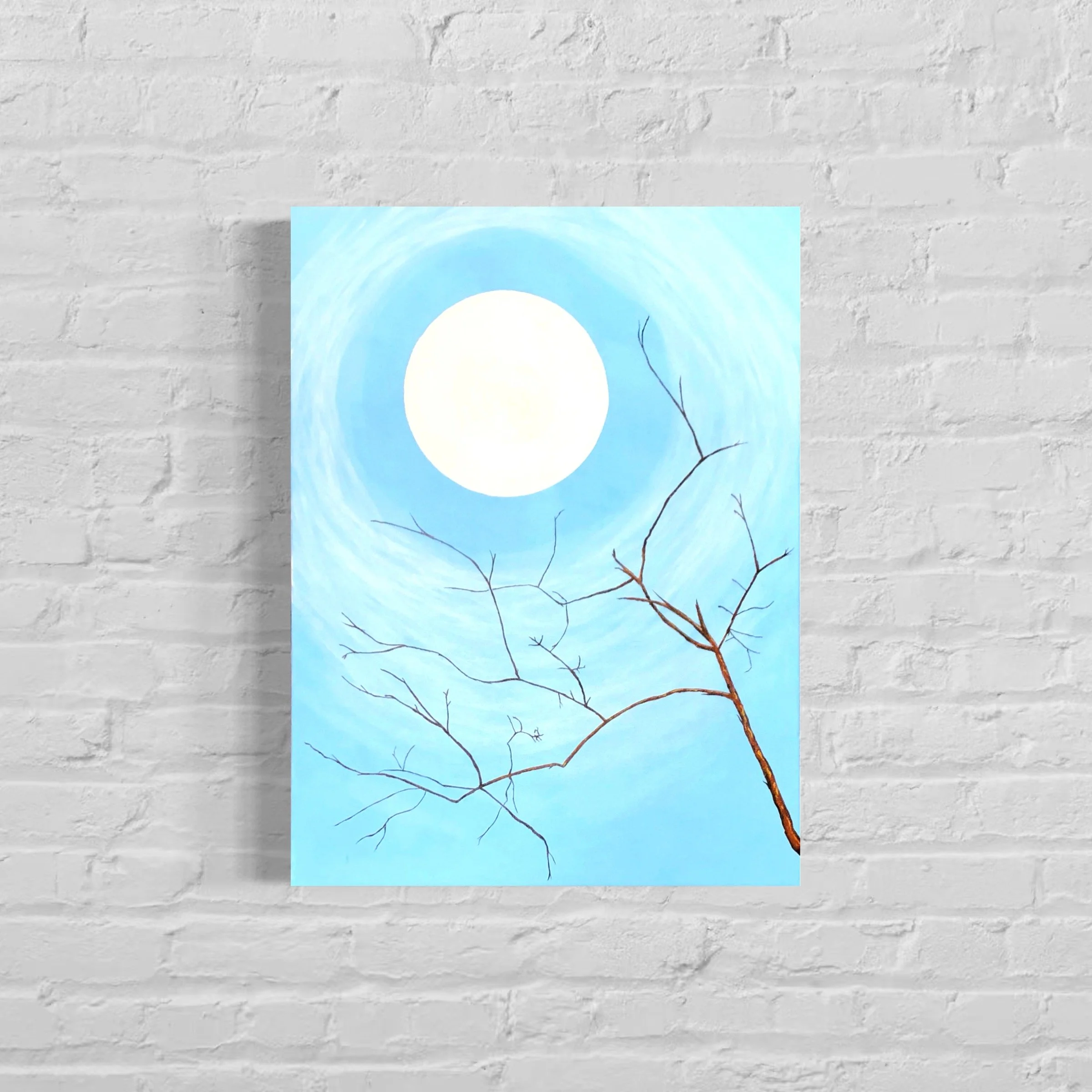 I Watched It Fade and Didn't Stop It (2025) 18x24 Acrylic on canvas $350