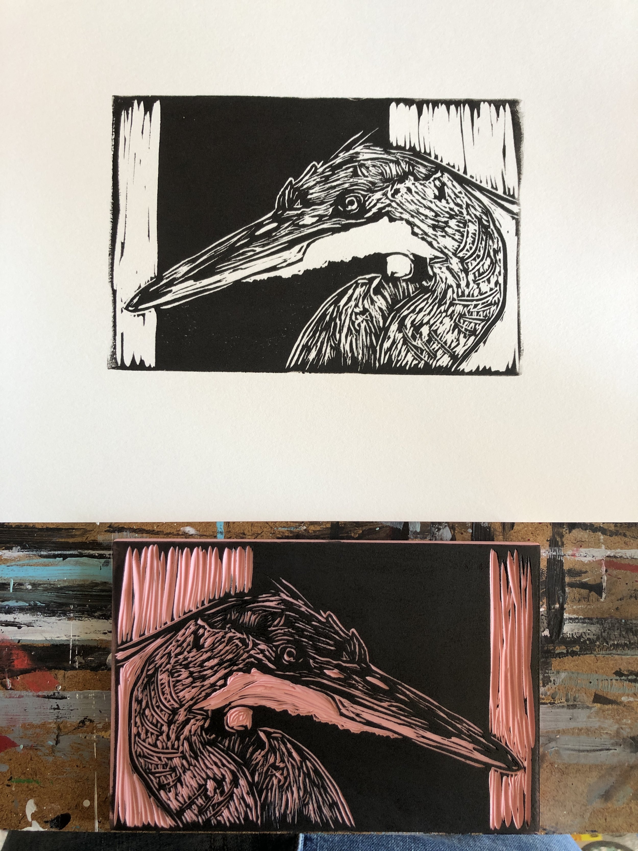 Great Blue Heron (2025) 6x4 1 of 1 (SOLD)