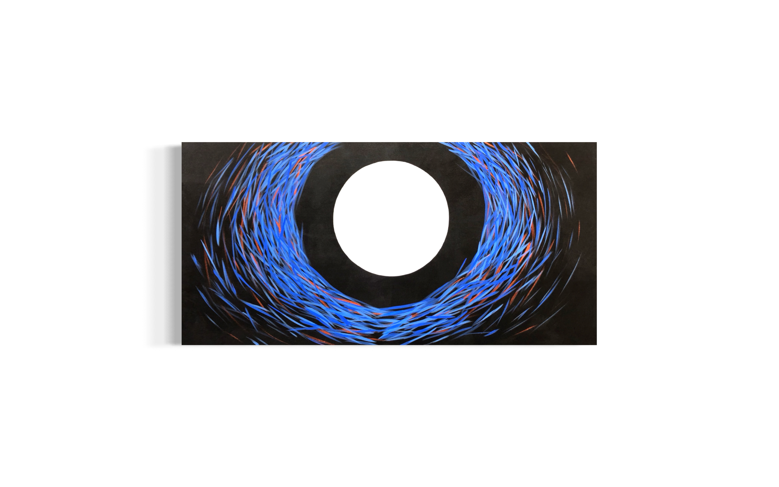 Acceptance Is a Kind of Fall (2025) 48x24 Acrylic on canvas $800