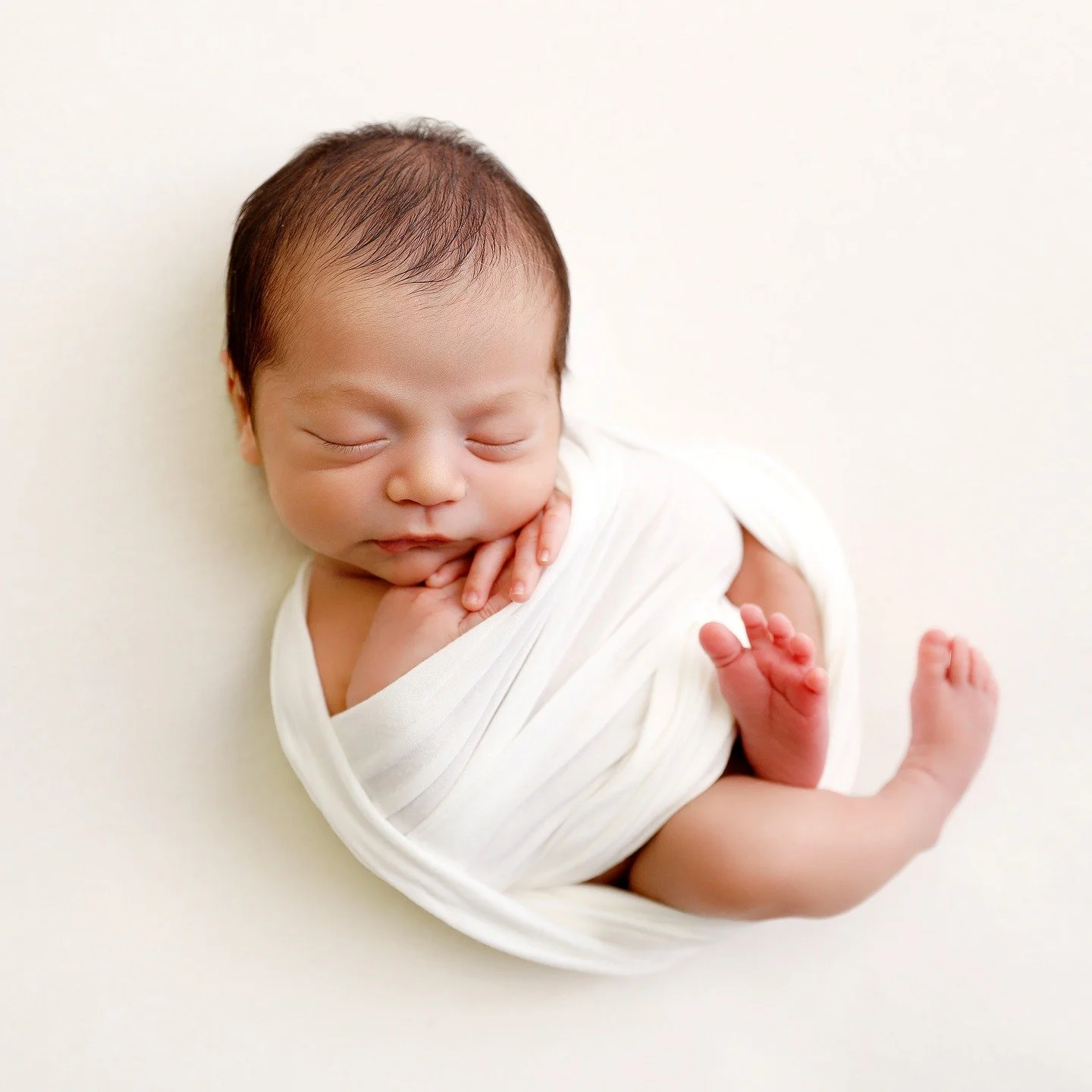 Working on baby Ezekiel - I had 3 newborn baby boys in a row this past week..