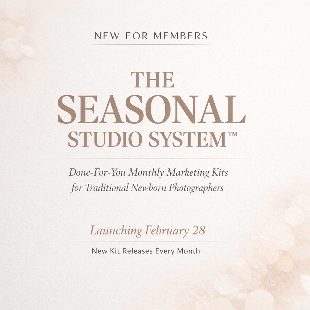 BIG announcement.
For years I&rsquo;ve watched photographers struggle with one thing &mdash; not skill, not creativity&hellip; but consistency in marketing.
You don&rsquo;t need more random ideas.
You need structure.
So I built it.
✨ The Seasonal Stu