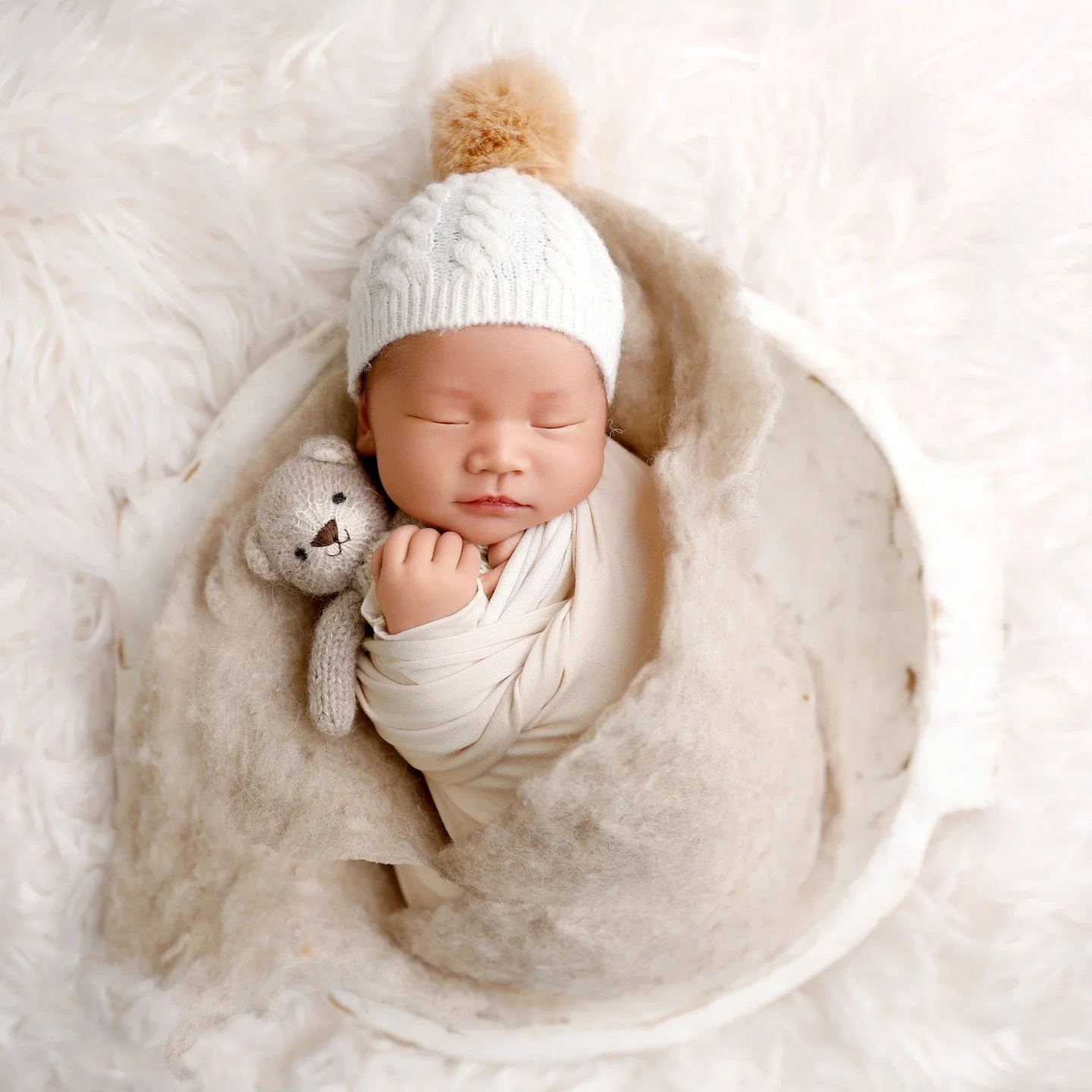 He gave us so many smiles during his session...swipe to the end to see the adorable hair he came back with.