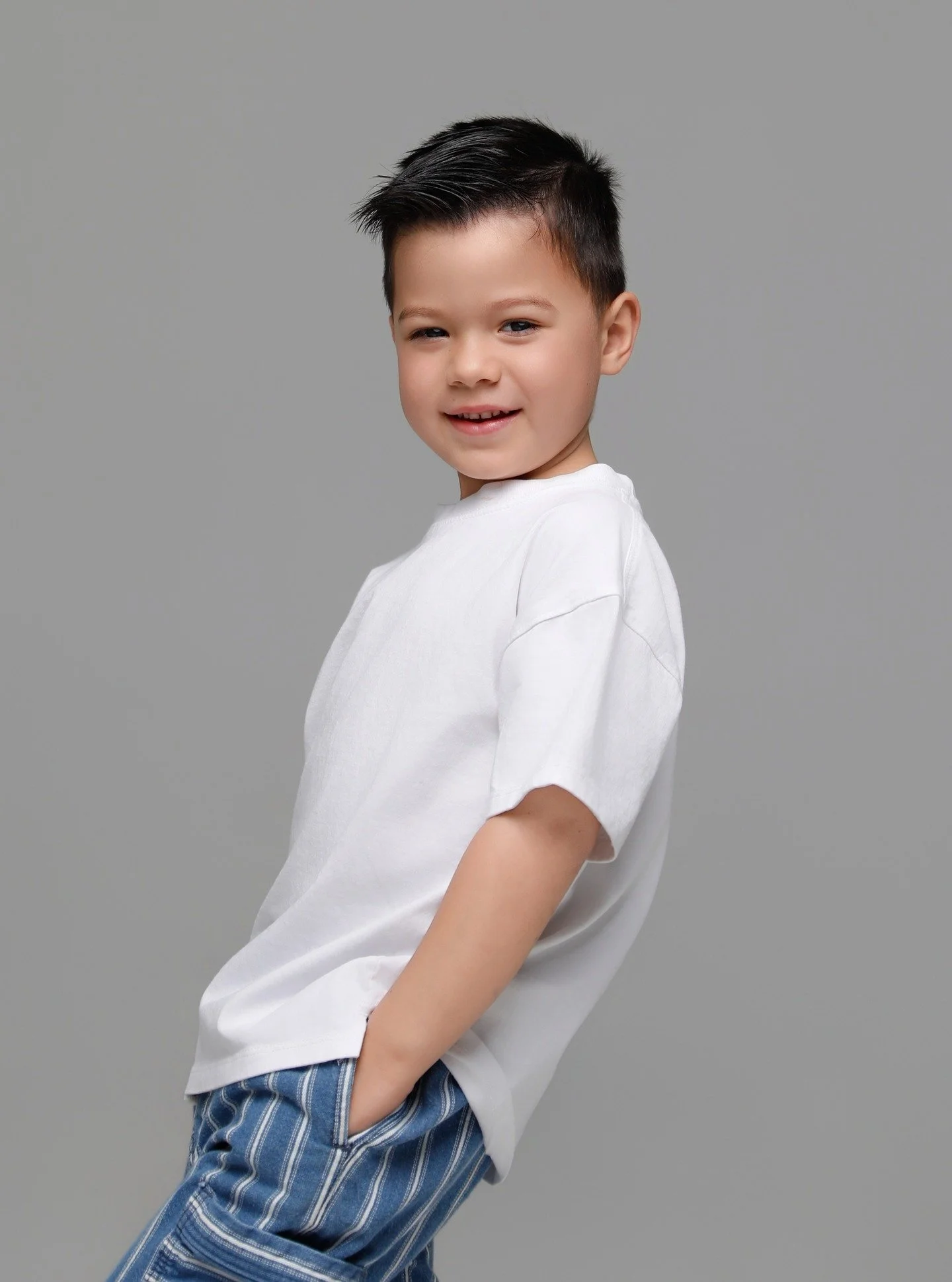 When you are 4 and know the pose you want.