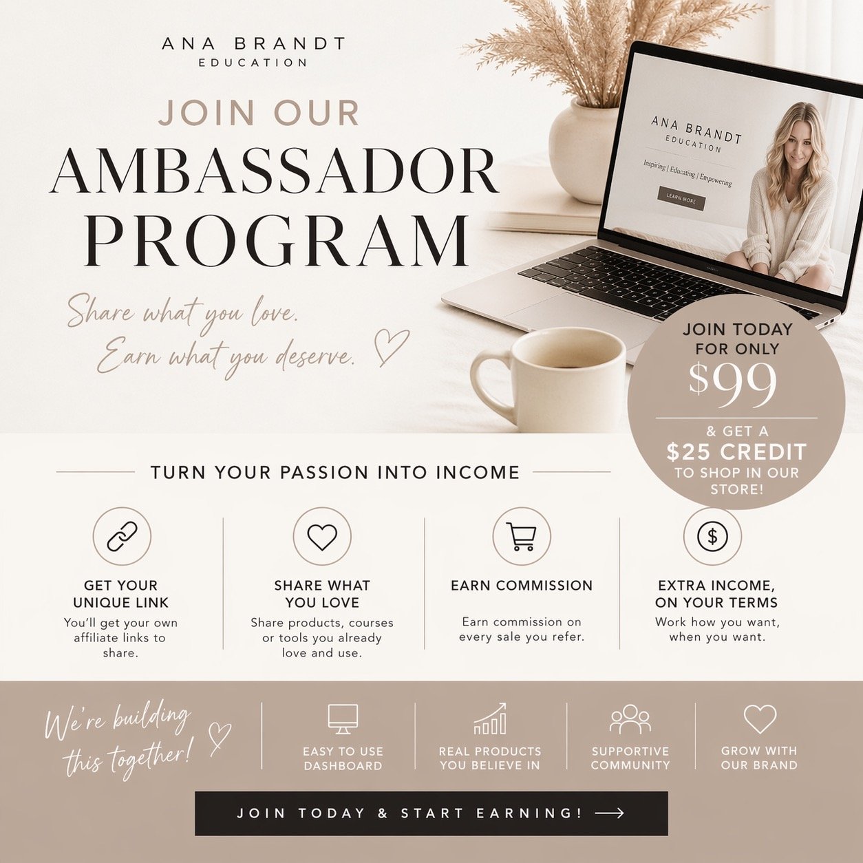 Do you love our baby products?
Do you love our classes?
Do you love our AI tools?

&hellip;what if you could earn money sharing them? 

Our Ana Brandt Affiliate Program is OPEN and available worldwide 

✨ Earn commission on workshops, education, prod