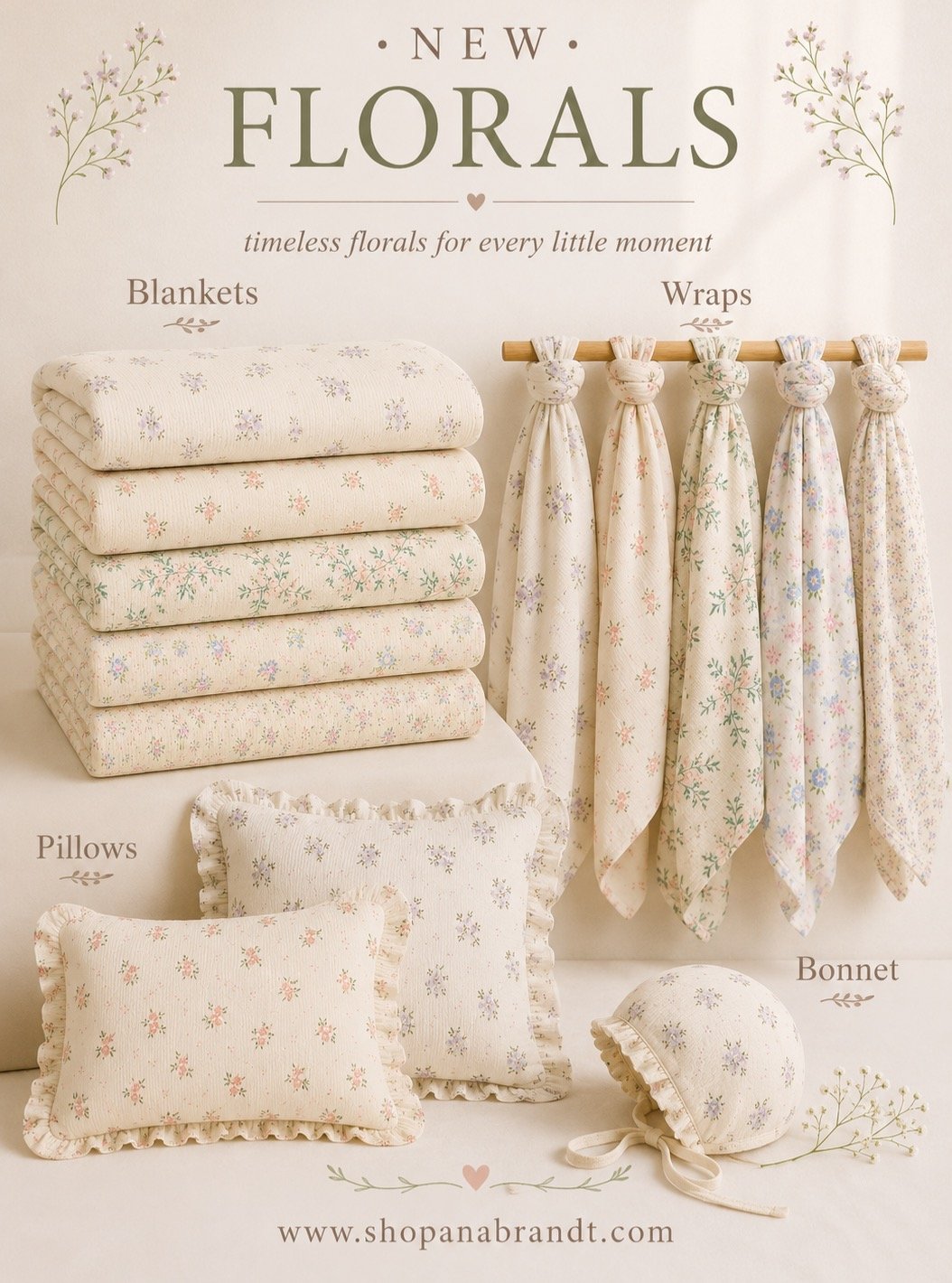 Our new Florals are in the shop perfect for Summer. Members use your 20% discount - Dealers use your 50% discount. Visit www.shopanabrandt.com