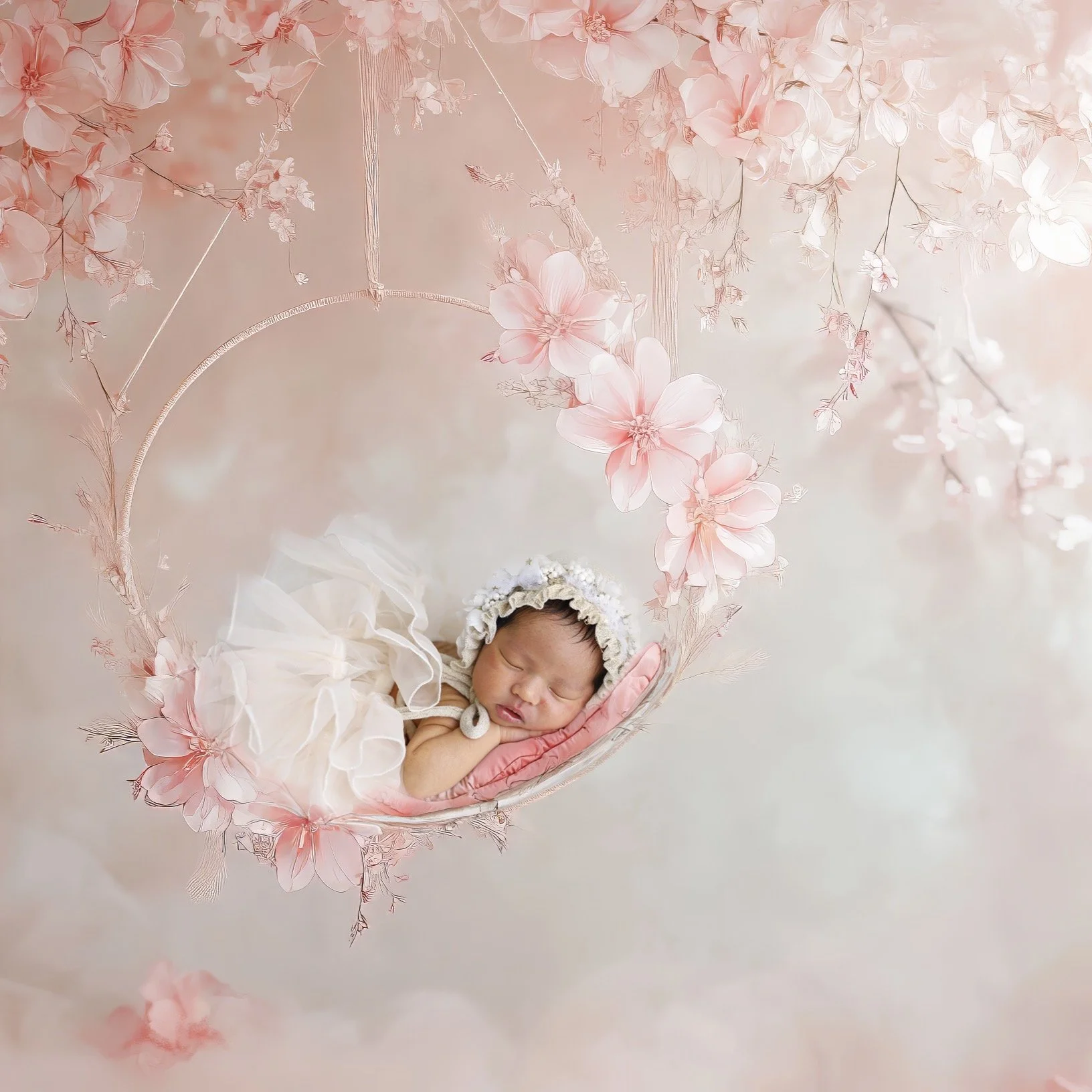 simple and delicate...how can we not just adore newborn baby girls...