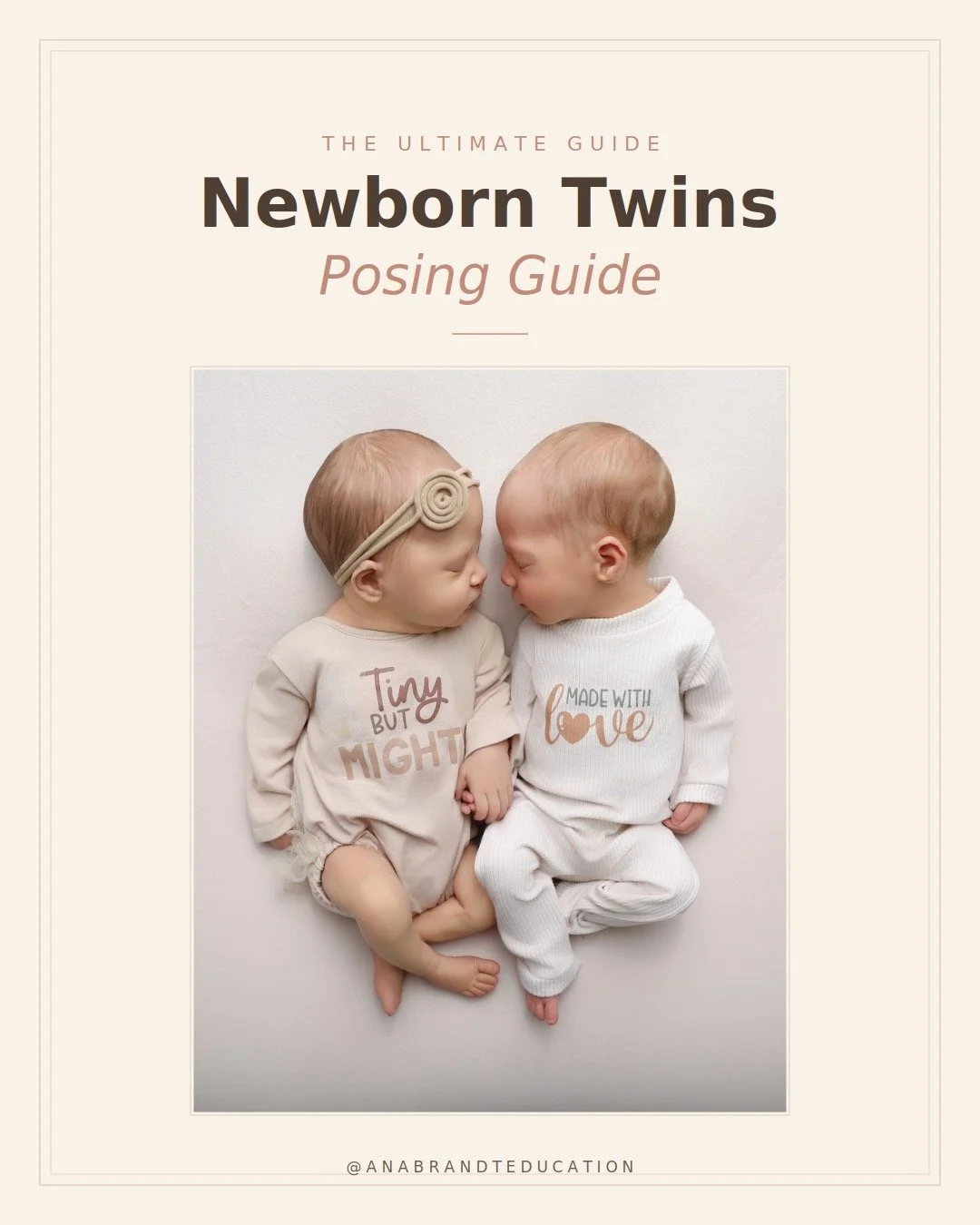 Twins aren't two newborn sessions. They're a different skill set &mdash; more time, more planning, and a few small tricks that make posing two babies feel calm instead of chaotic.

After 27 years, here's what I'd tell you before you ever say yes to a