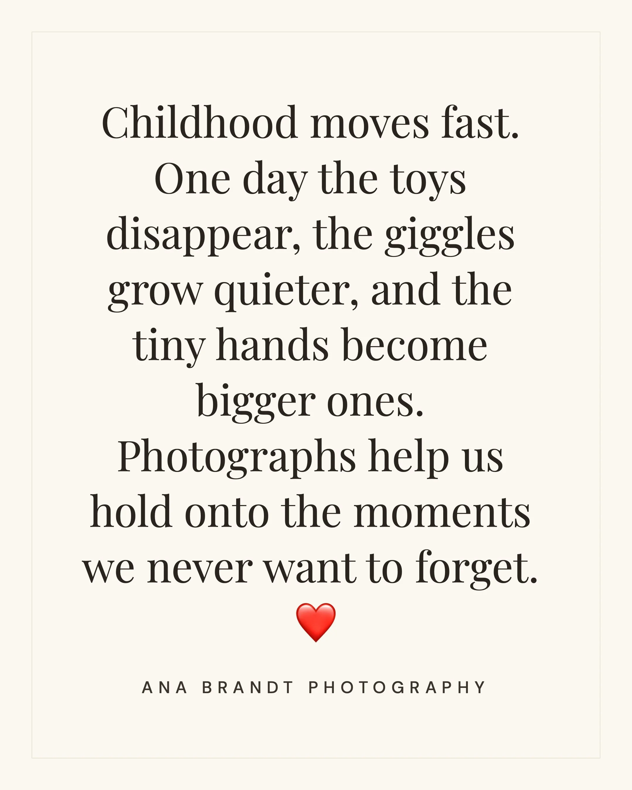 This is your sign to book.

The little moments matter most &mdash; sleepy newborn stretches, messy toddler smiles, missing teeth, tiny curls, growing bellies, and the way your family loves each other right now.

Let&rsquo;s preserve this season toget
