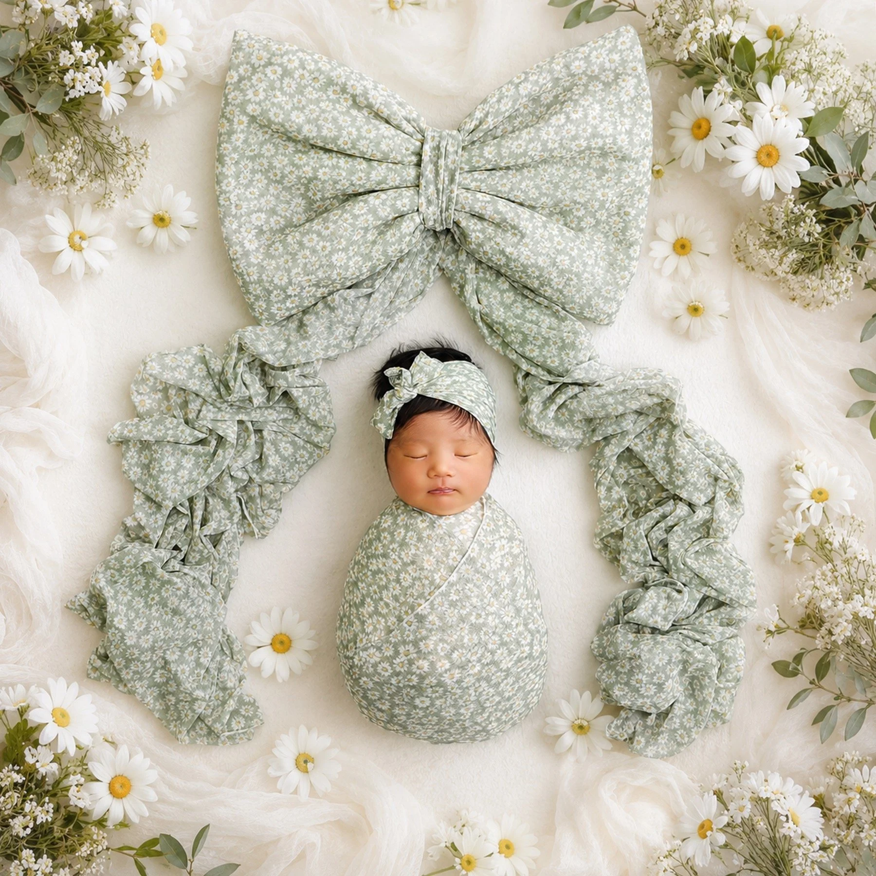 Soft, sweet and wrapped in florals. 
There is something so beautiful about keeping a newborn session simple and letting the baby, the textures and the tiny details tell the story.
Same fabric. Same tones. One gorgeous little baby. 
Would you choose a