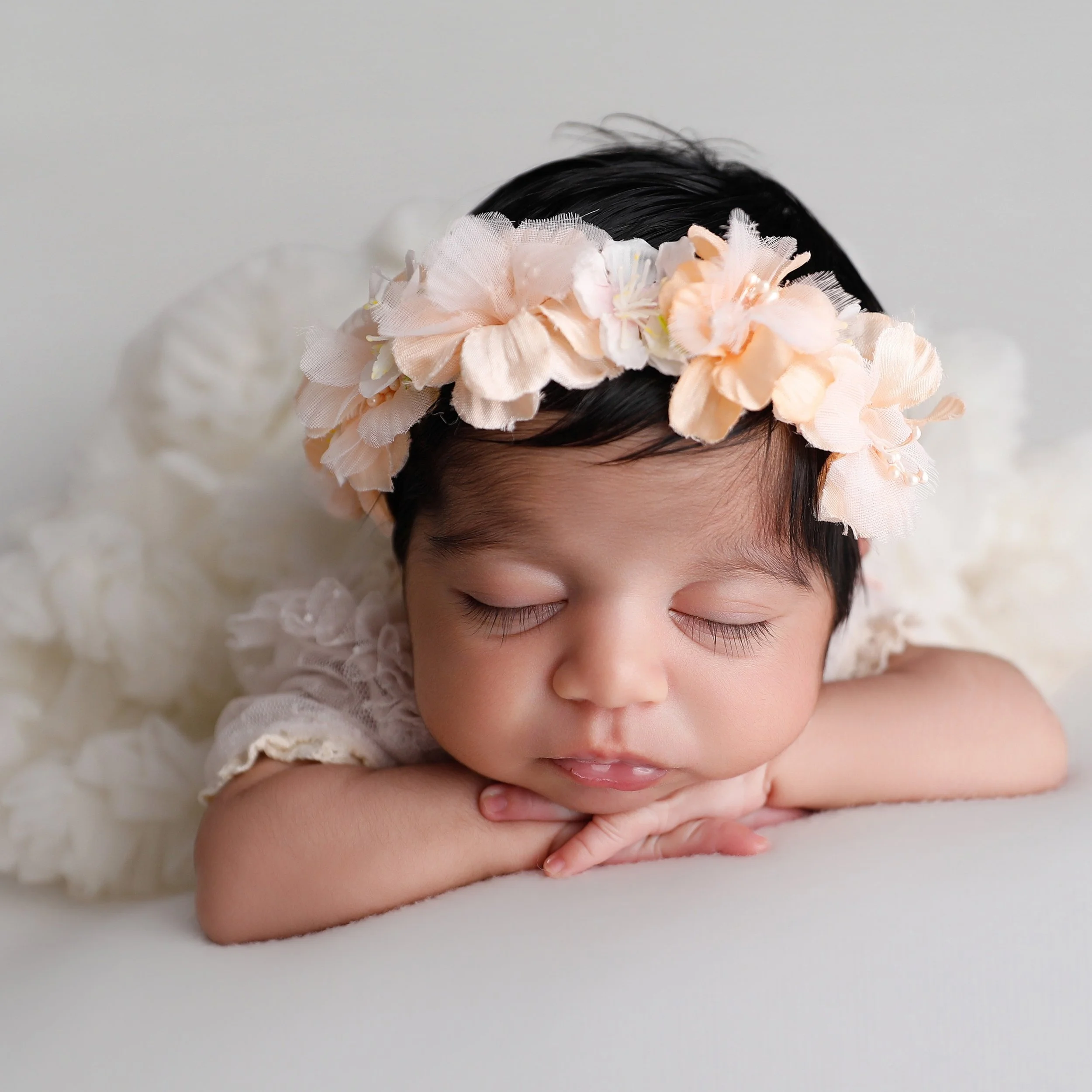 My beautiful baby client...look at those lashes!