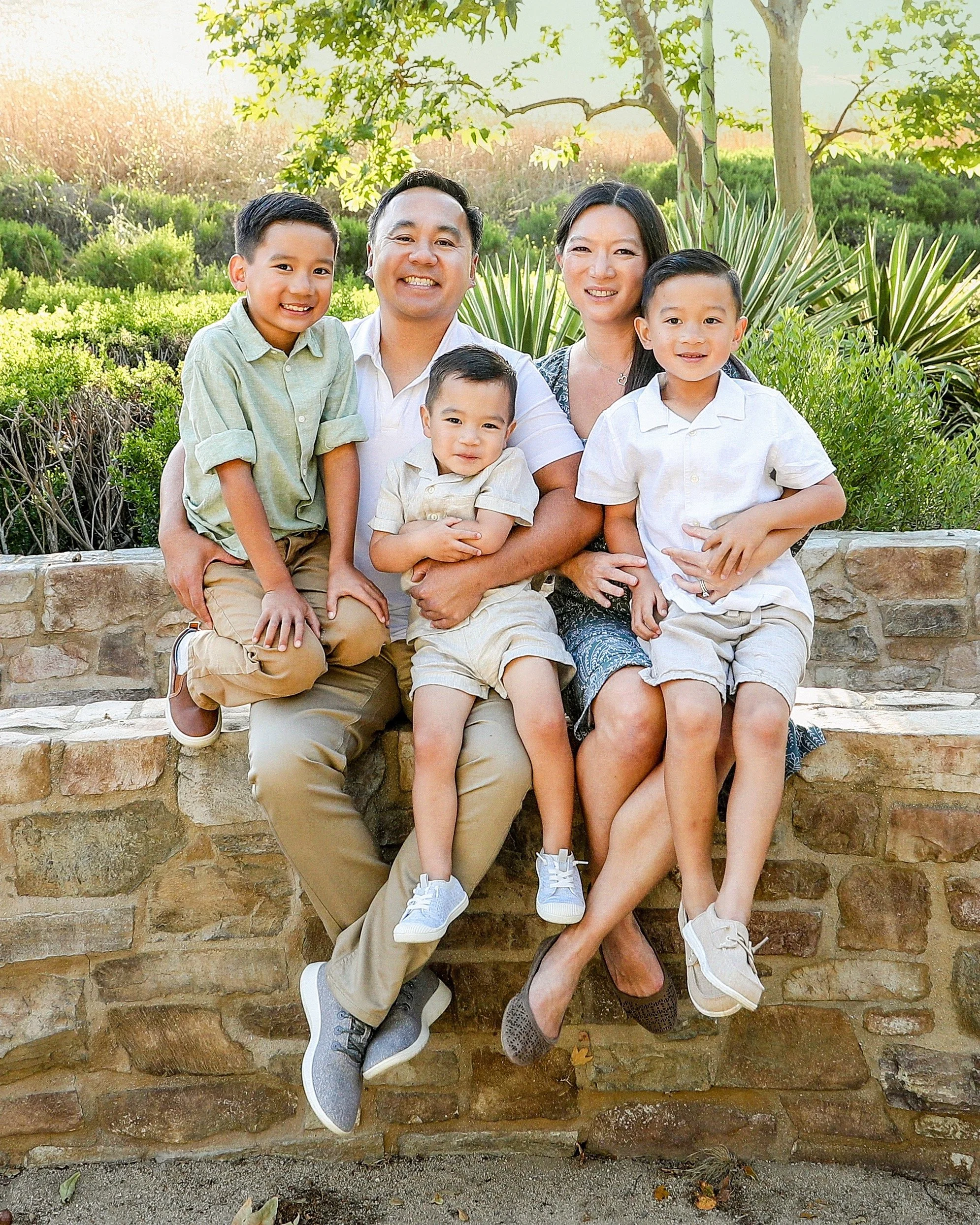 Look at this gorgeous family the boys are getting is big and really showed me their personalities.