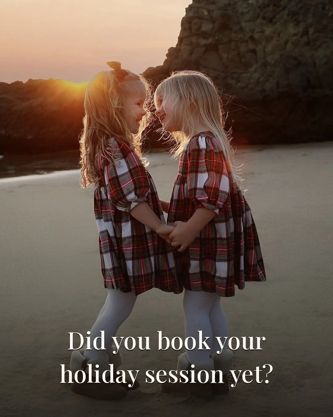 Did you book your holiday session yet?

Every year I watch people wait, and every year the good days go first.

Includes:

Toy &amp; Canned Food Drive &mdash; 12 spots left, two dates to choose from, from $300 with digital images
Santa Sessions &mdas