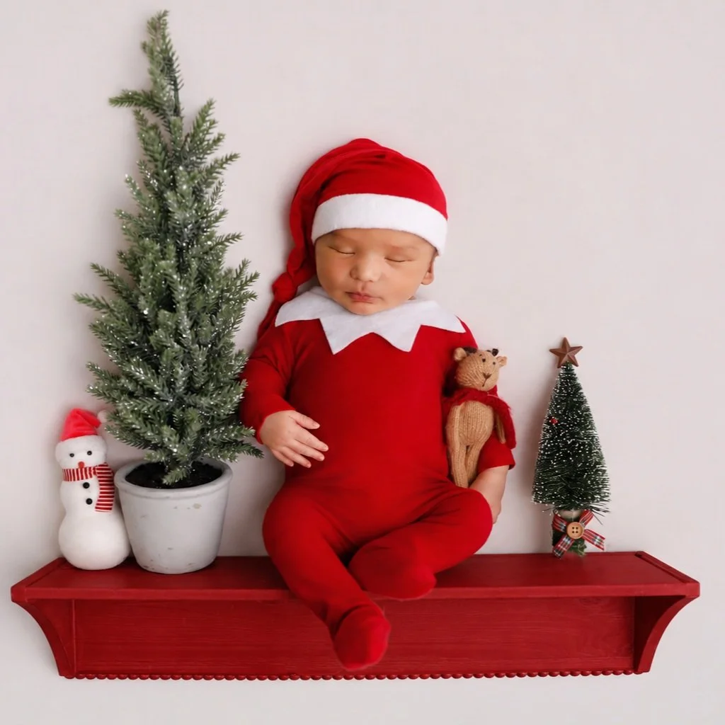Obsessed with babies and the holidays...and making Alex make tons of red props for the season... clients my closet is overflowing with holiday items.. just bring your baby...@alexroblesdesigns