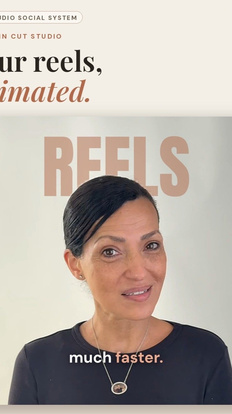 I'm a busy photographer. I don't have time to edit videos and write captions on my phone.

So I built Cut Studio: one take in, a finished reel out. Swipe through to see what it does now 👉

&bull; Animate it for me. It picks the words that matter and