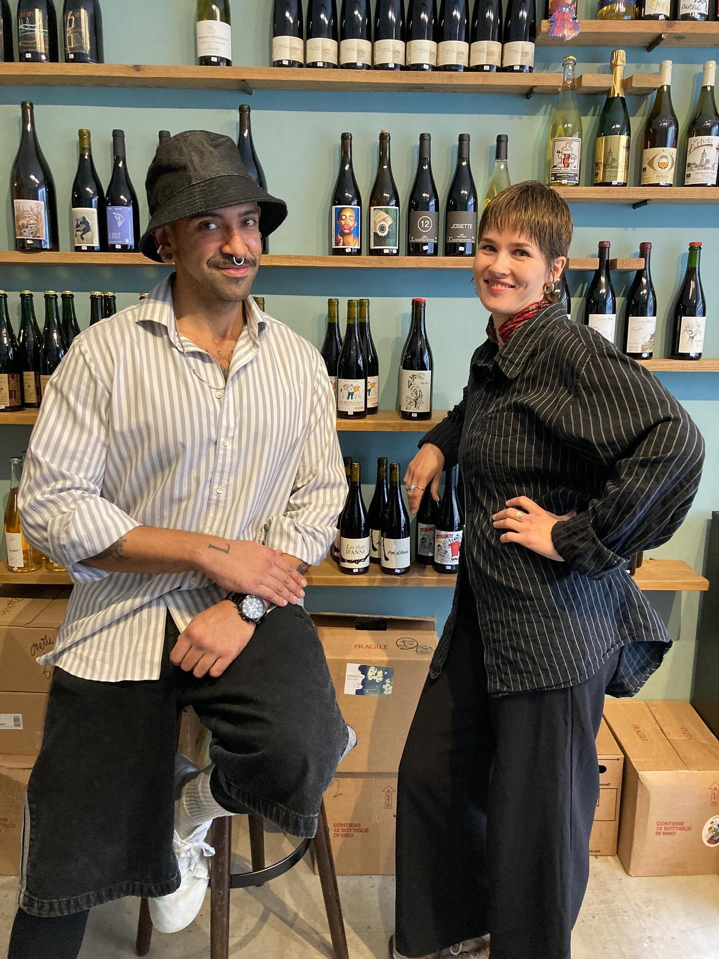 Karo and Juan! A huge part of the heart of Rocket. They would be good in any profession in life and be very good at it . They chose to bring your smile up while pouring and recommending you energetic wine ! @karo.tornado @attackdecay