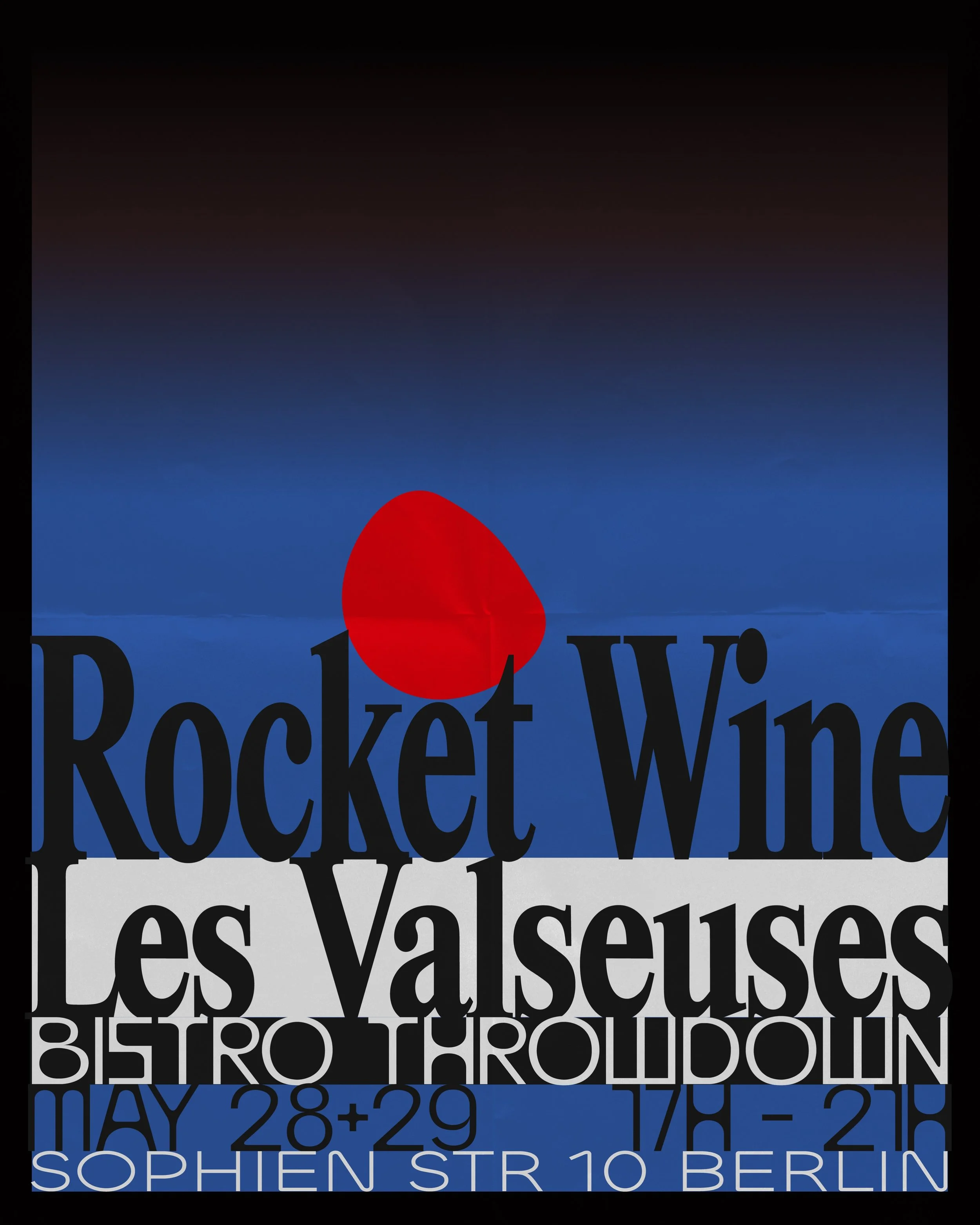 Rocket Wine x Les Valseuses
Our favorite French bistro takes over Rocket!
Think Beef Tartare, Swordfish Tataki, Comt&eacute; and of course Cr&egrave;me Br&ucirc;l&eacute;e to name a few. 

A long serving staple within the Berlin gastro seen, Les Vals