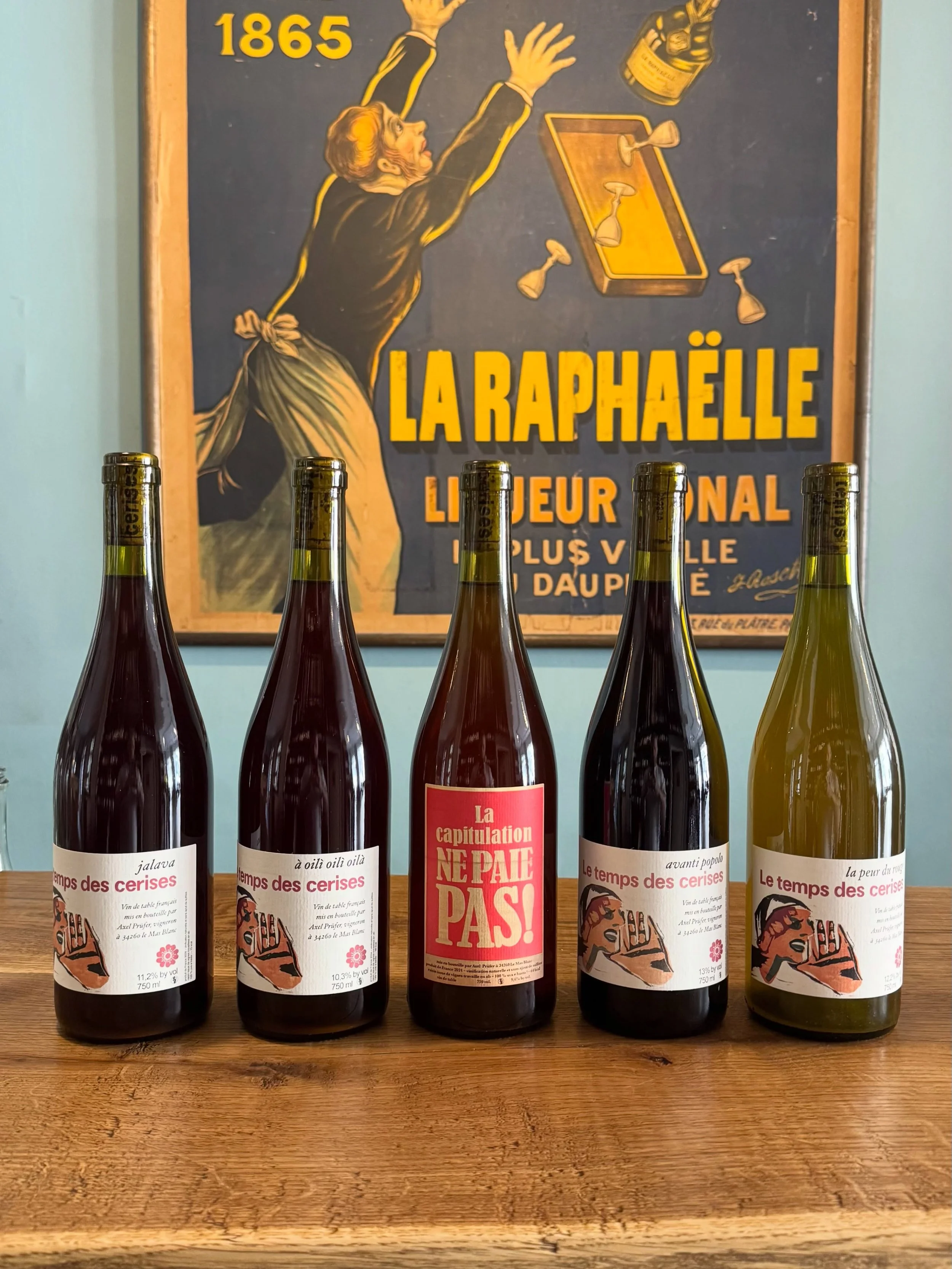 AXEL PR&Uuml;FER | LE TEMPS DES CERISES 2024
Founding his own domain in 2003, German winemaker Axel Pr&uuml;fer is based in the southern French region of Languedoc. Producing vibrant reds with relatively low alcohol, Axel&rsquo;s wines contain a lot 