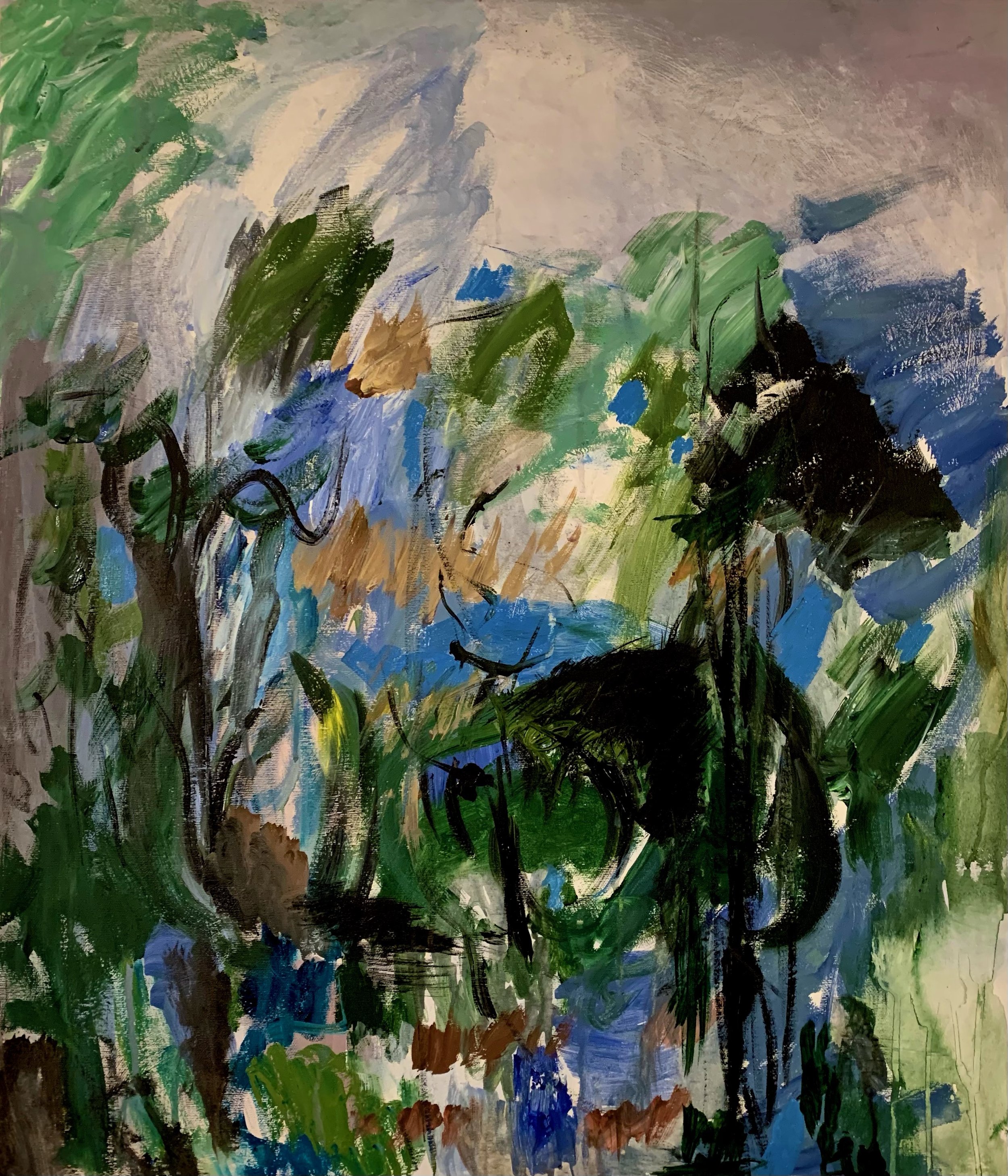 Carmen Marin To Paul Cezanne March 2022 Acrylic on Canvas.jpeg