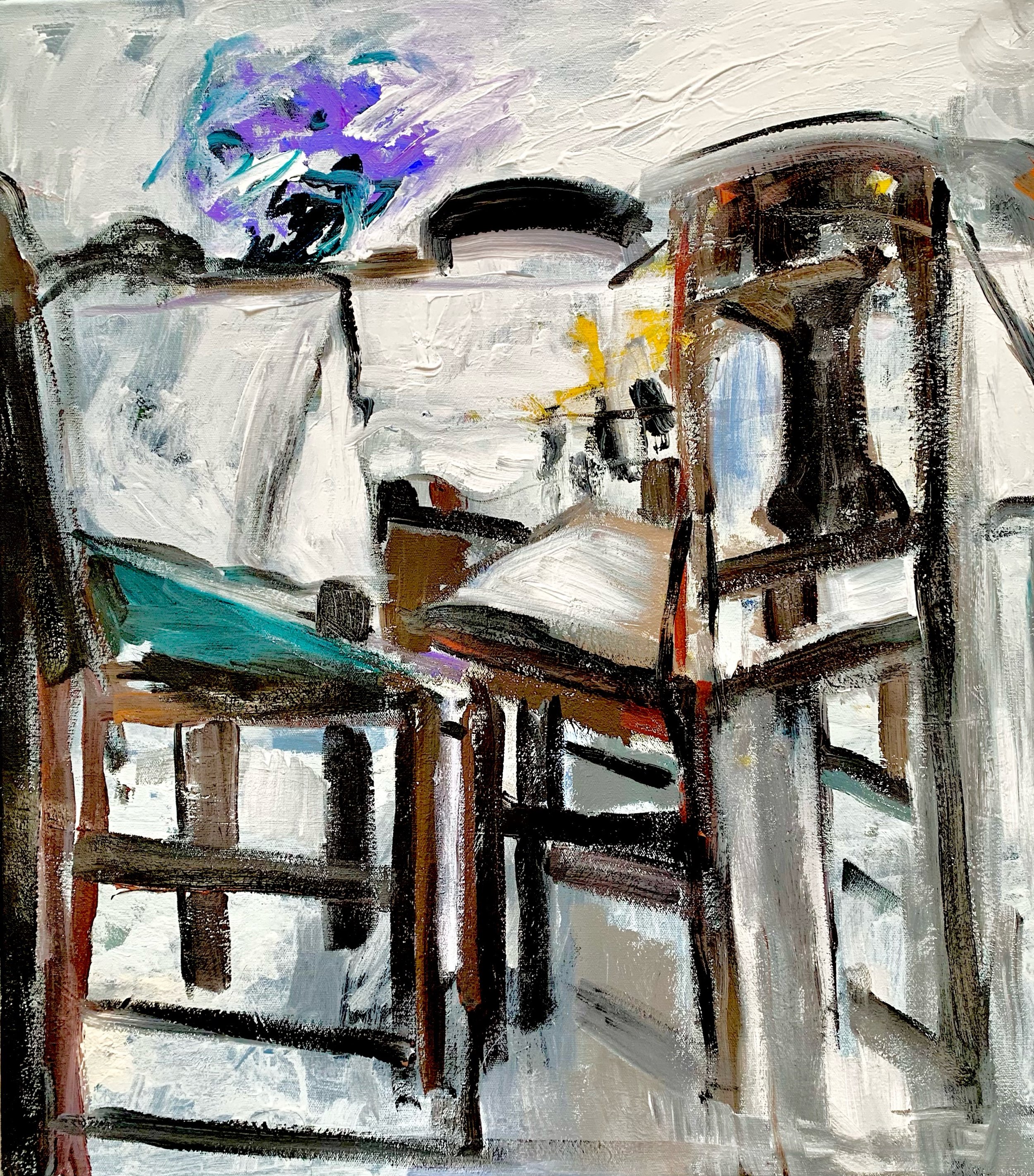 Carmen Marin The Chairs Acrylic on linen 26 by 20 inches (66 by 50 cm) .jpeg