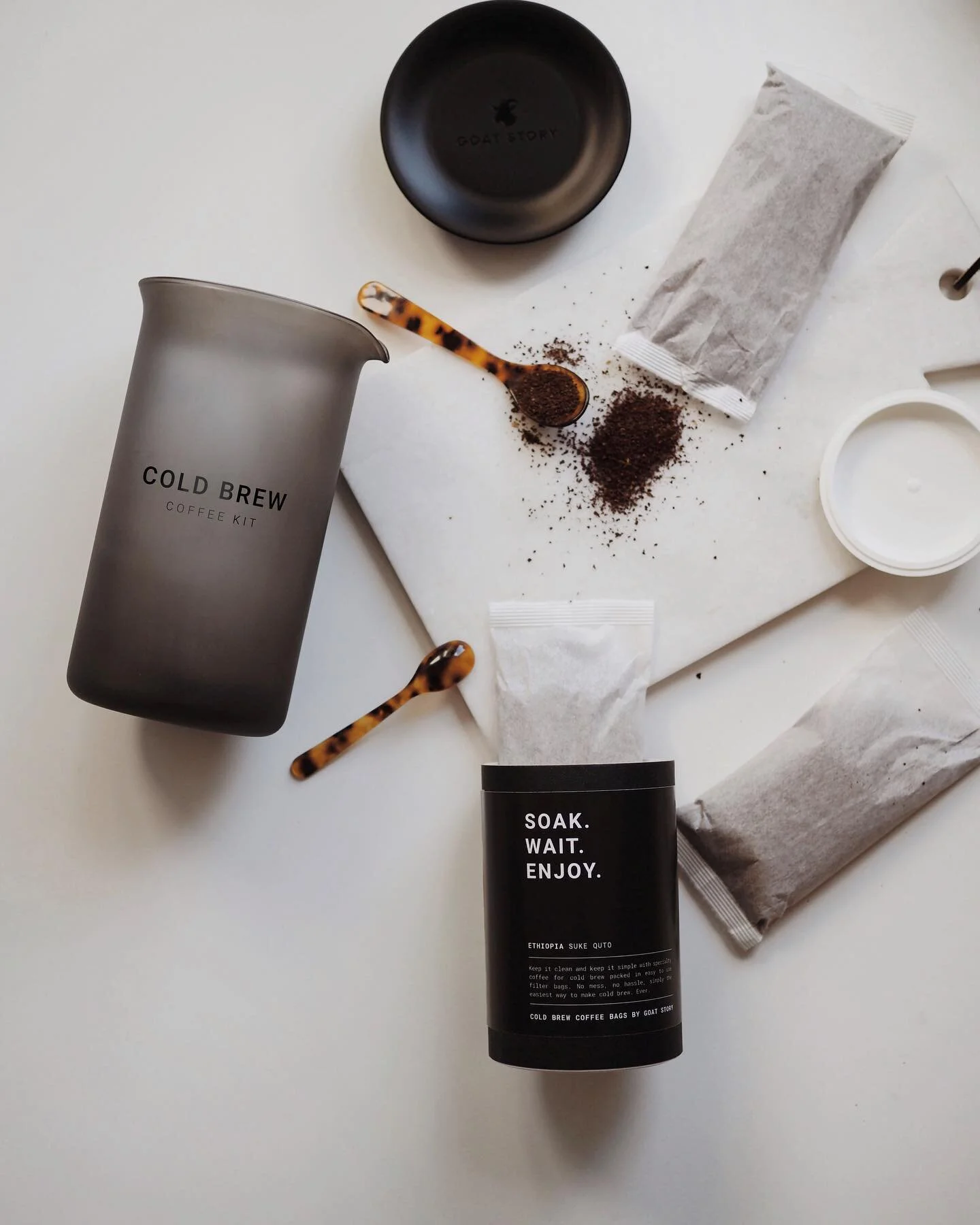 &THORN;&uacute; ver&eth;ur a&eth; pr&oacute;fa kaldbrugga&eth; kaffi 😍
Coldbrew kannan fr&aacute; Goat Story f&aelig;st &aacute; kutflutningar.shop 🫢