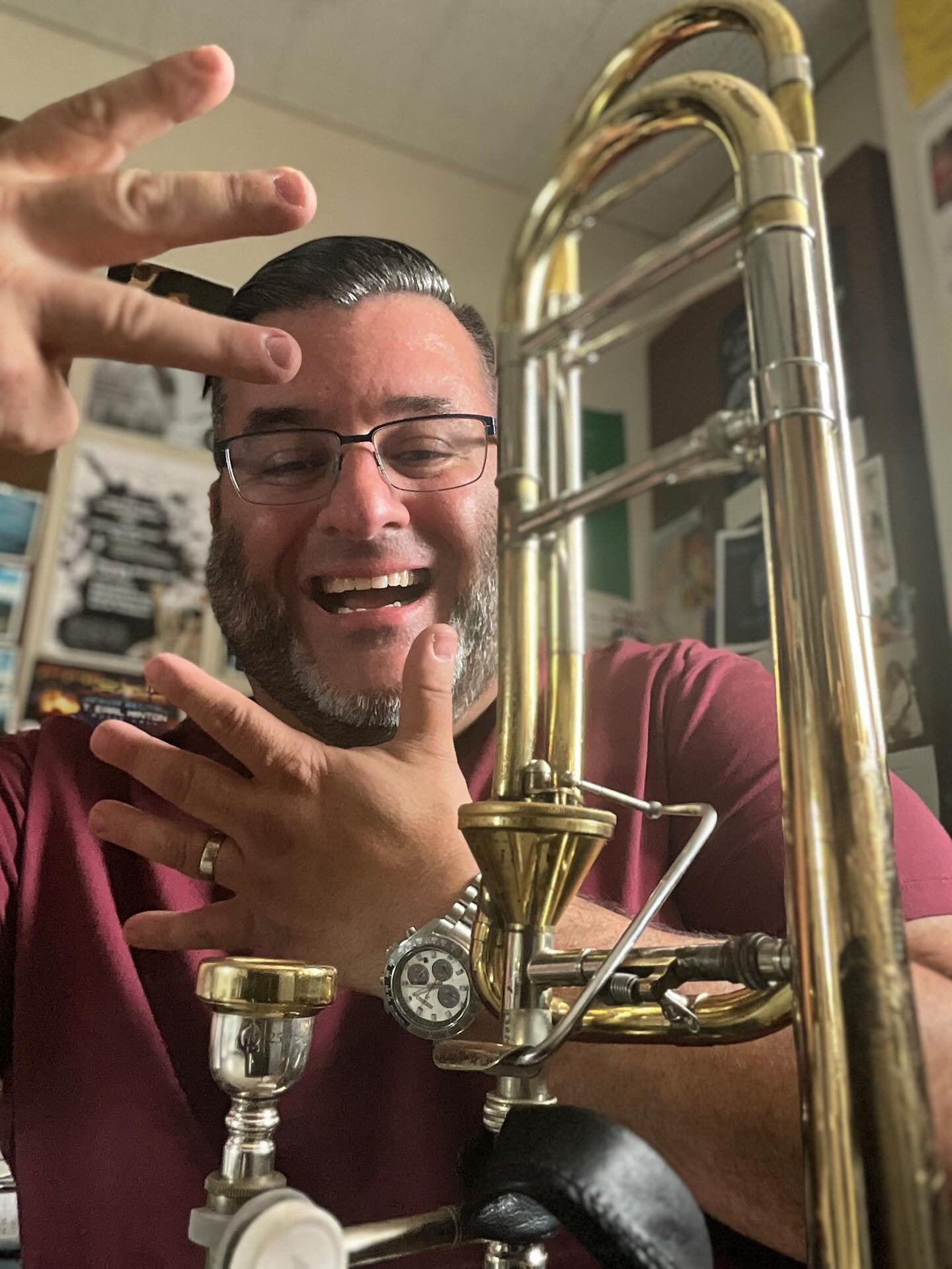 Getting some fundies in before my EIGHTH year on faculty at the @tngsfta starts up! Looking forward to meeting a new class of trombonists, performing some new music, and the hang! Bring on June!