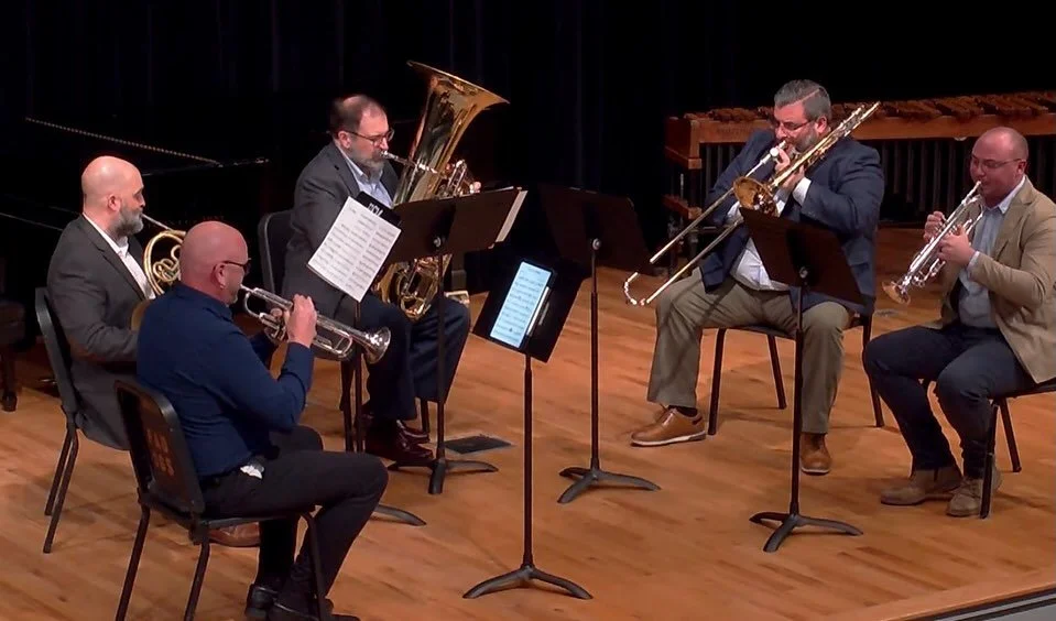 Fun night last night performing with these fine folks! Looking forward to our next show later this month! #brassquintet #brass #trombone