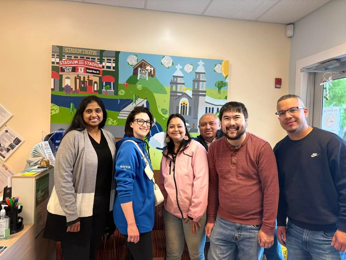 Thank you to cvshealth for taking the time to volunteer at Front Street Family Center on Friday!  #CVSHealth #communitysupport #volunteer