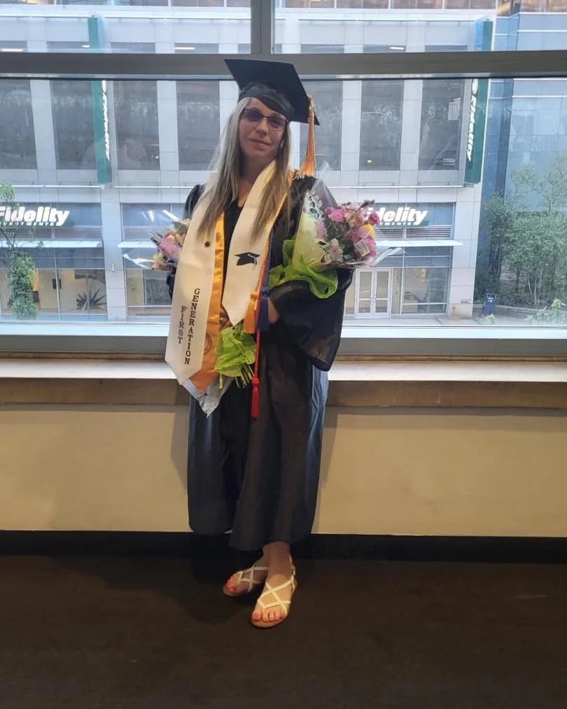 🎓 Big congratulations to one of our RI Pre-K teacher assistant, Amber Lovell, who graduated yesterday and earned her Associate of Arts degree in Early Childhood Education from Community College of Rhode Island! We are so proud of her incredible acco